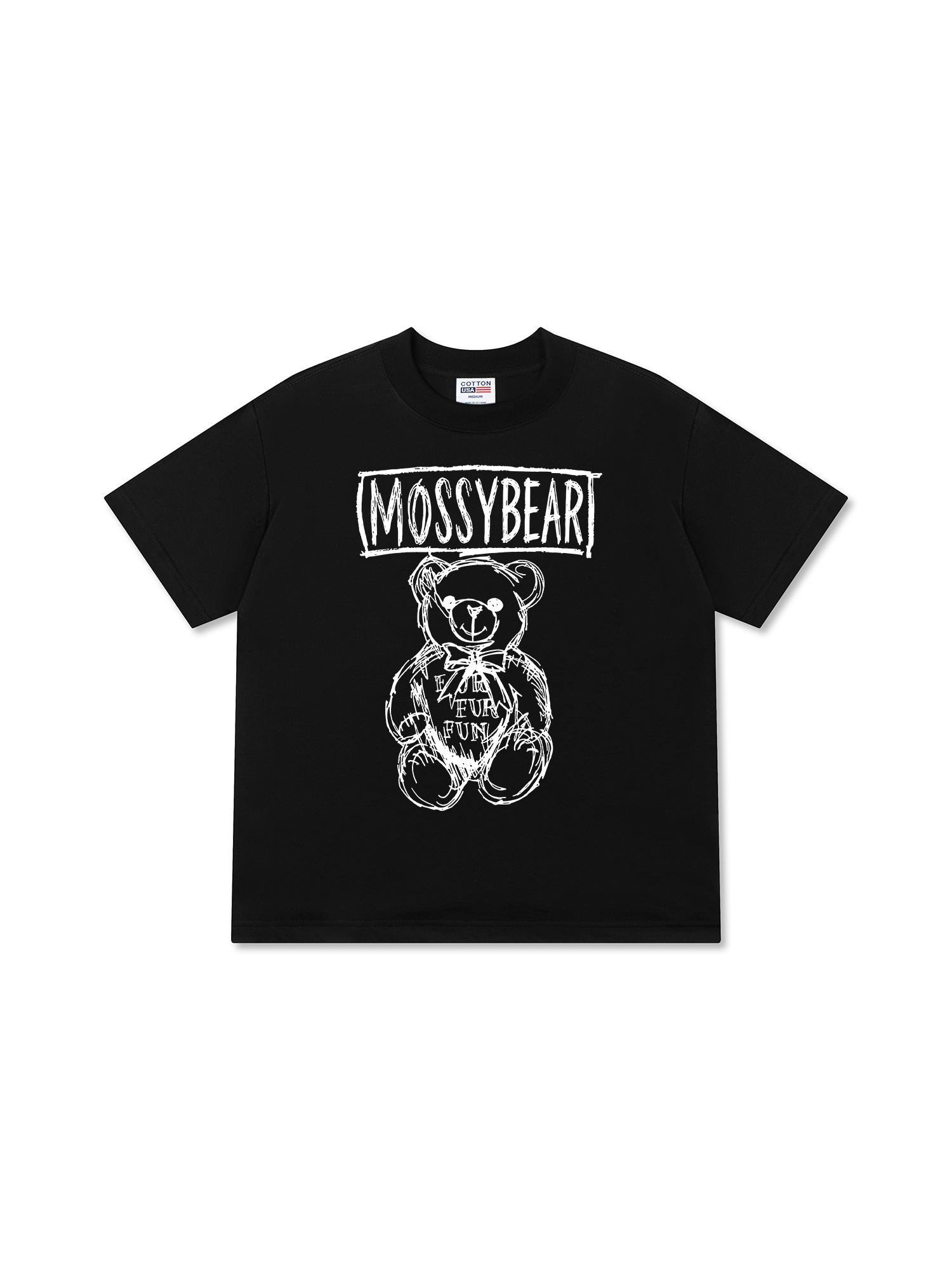 Áo Thun Relaxed Fit Mossy Bear Basic Bear