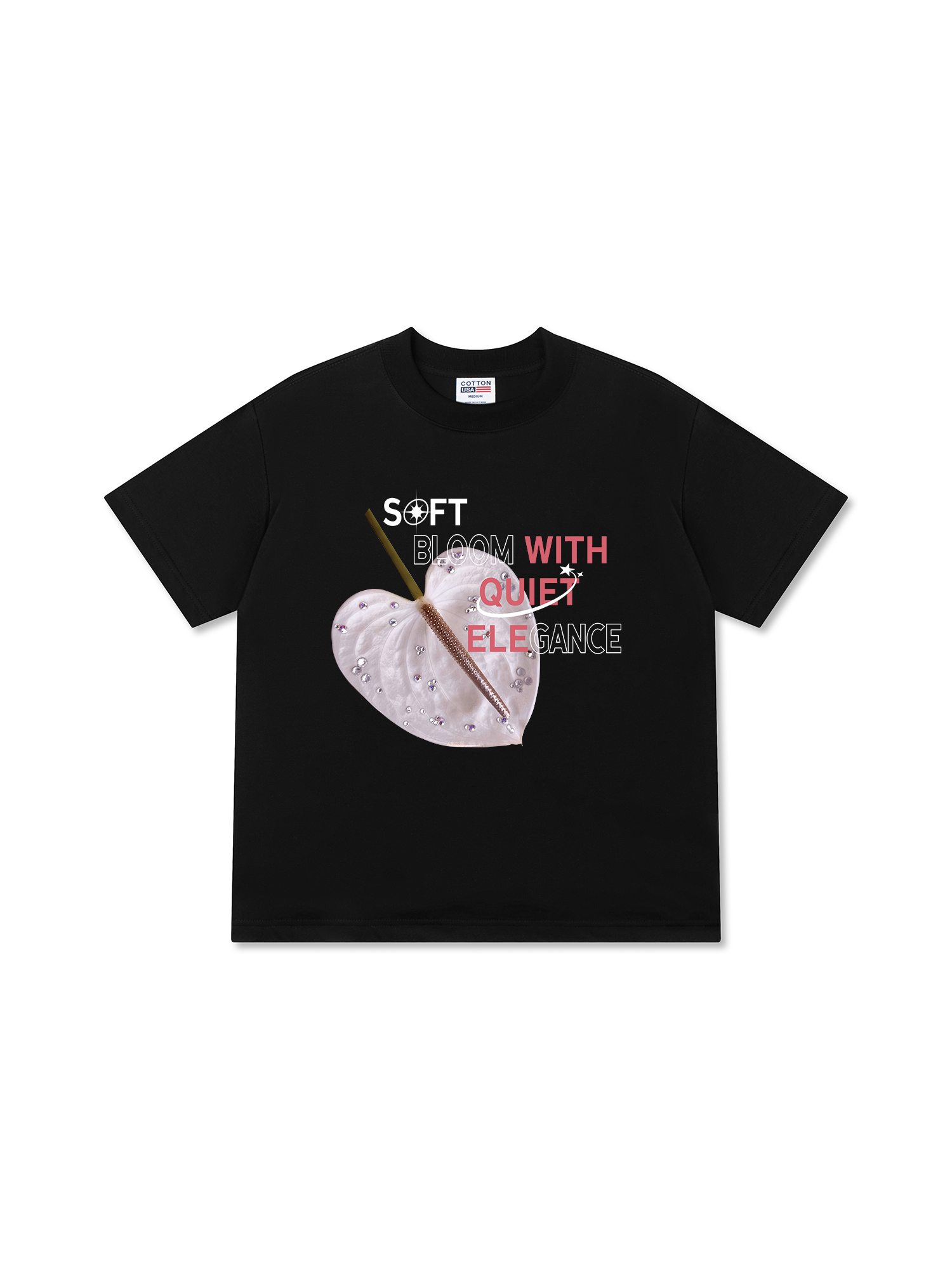 Áo Thun Relaxed Fit Bling Soft Bloom