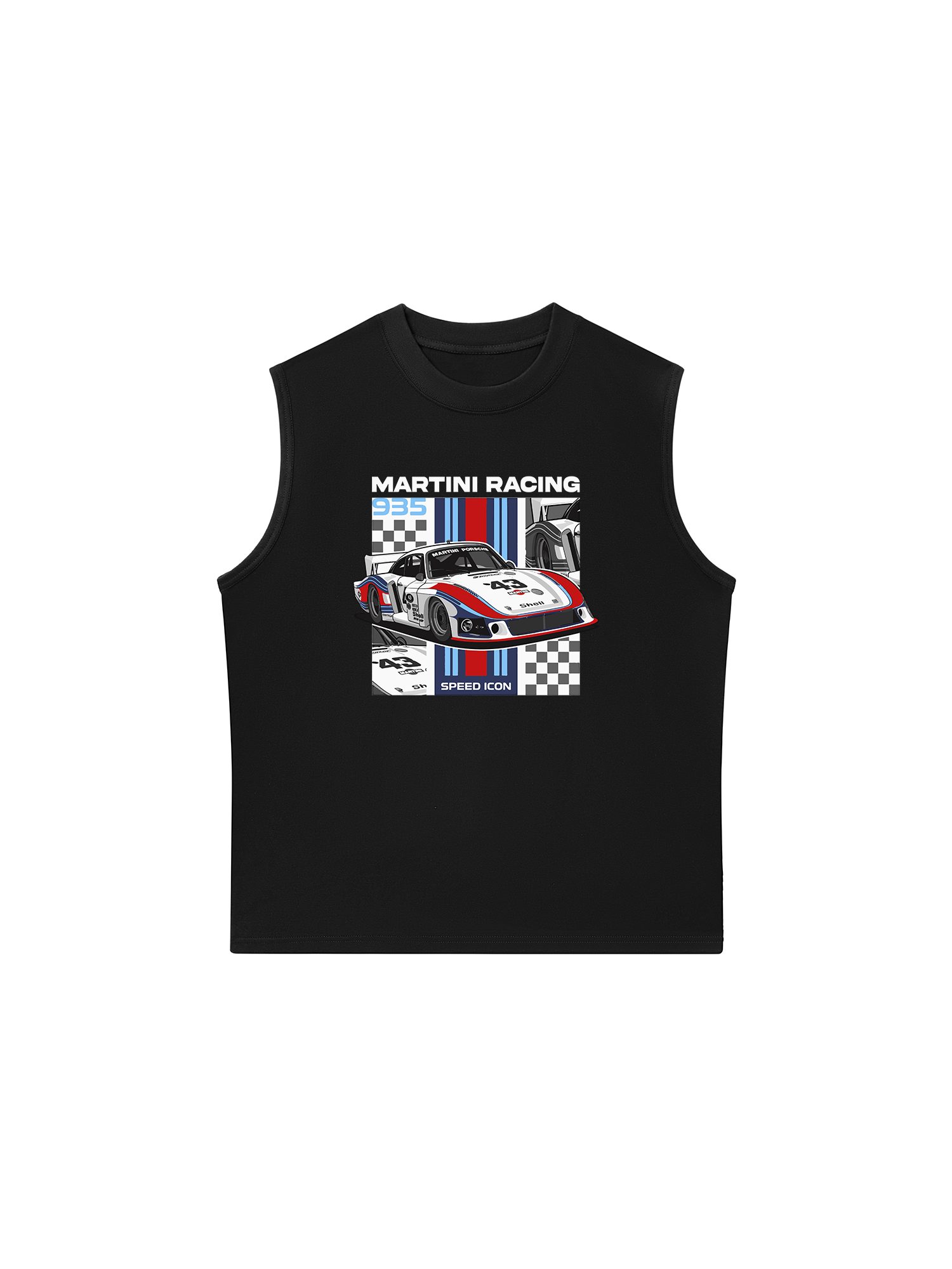 Áo Ba Lỗ Relaxed Fit Porsche 935 Martini Racing