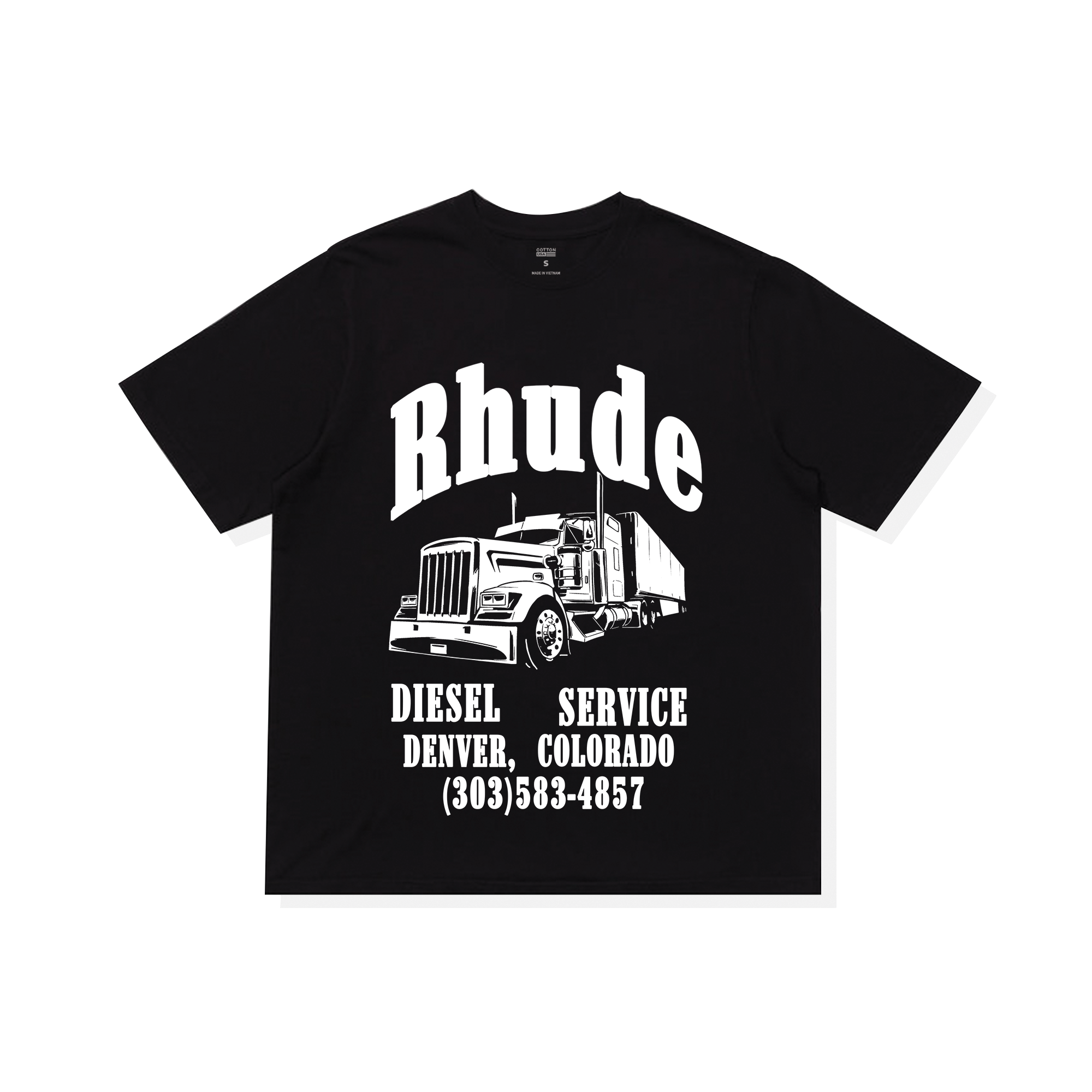 Áo Thun Oversize RHUDE Truck Logo