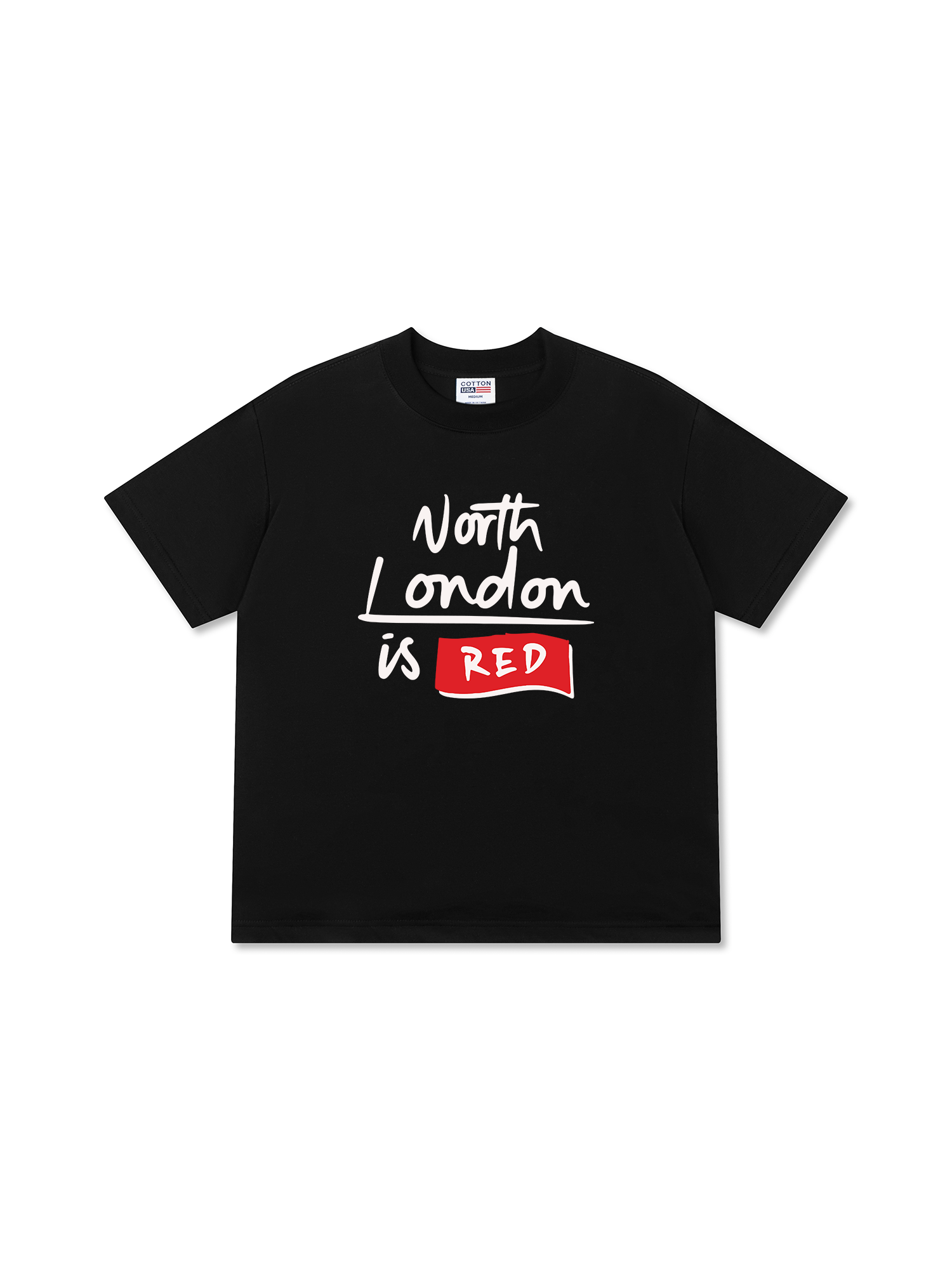 Áo Thun Relaxed Fit Soccer North London Is Red