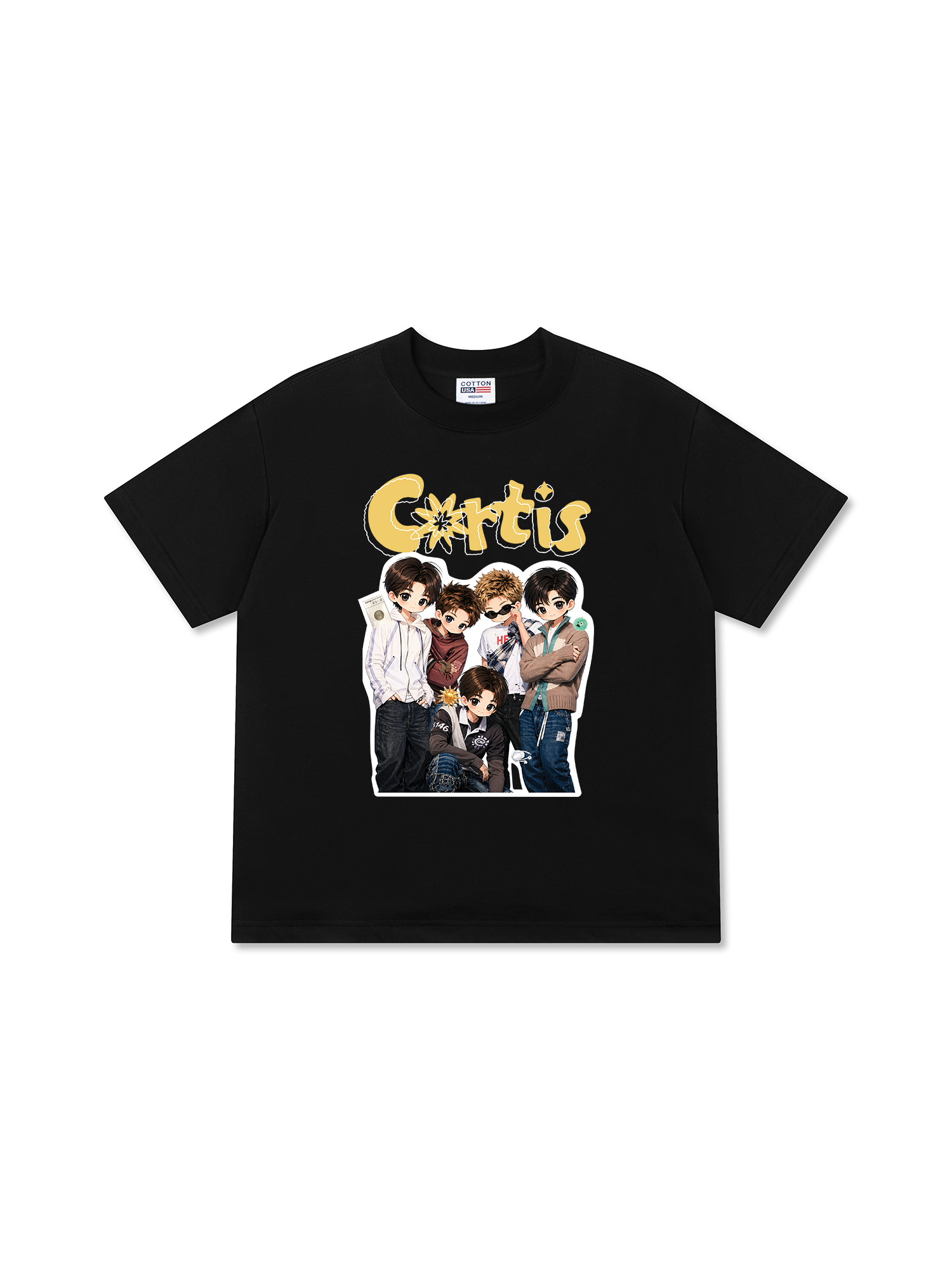 Áo Thun Relaxed Fit Idols Cortis Main Characters