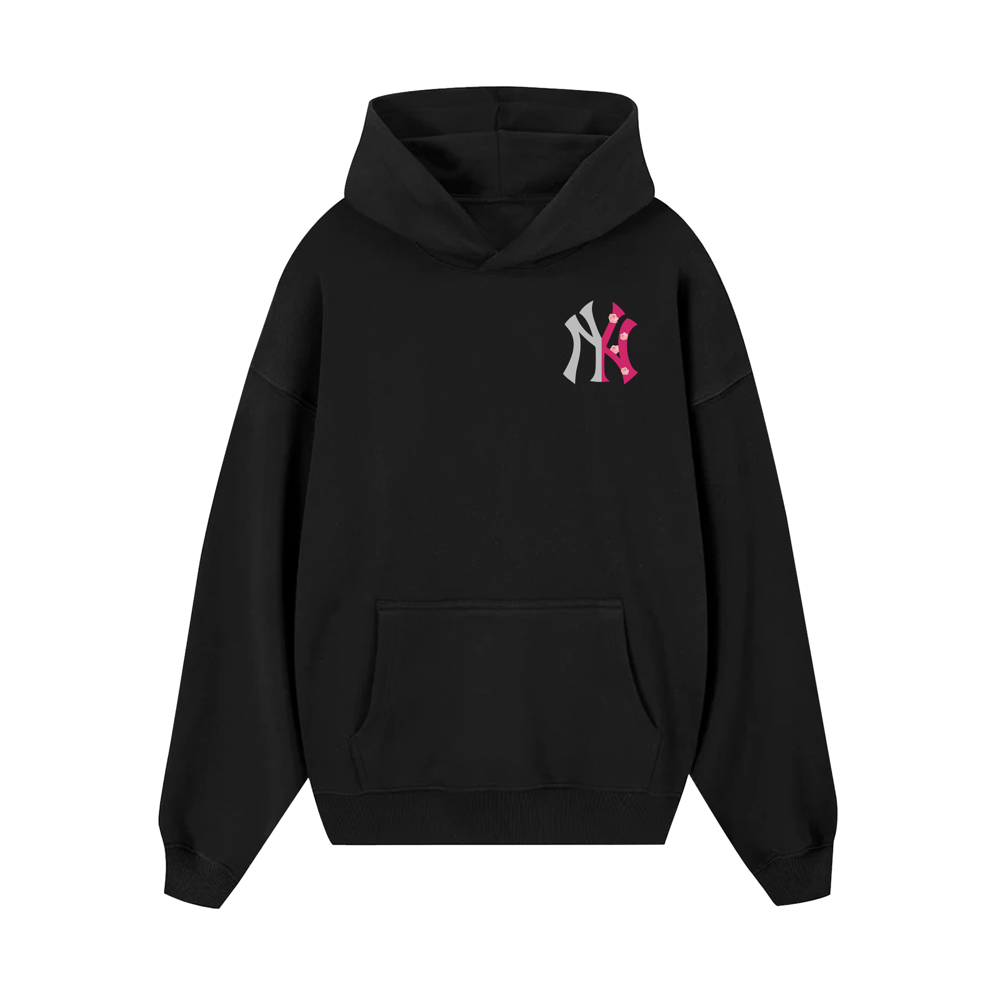 MLB Floral Pink Rose Hoodie