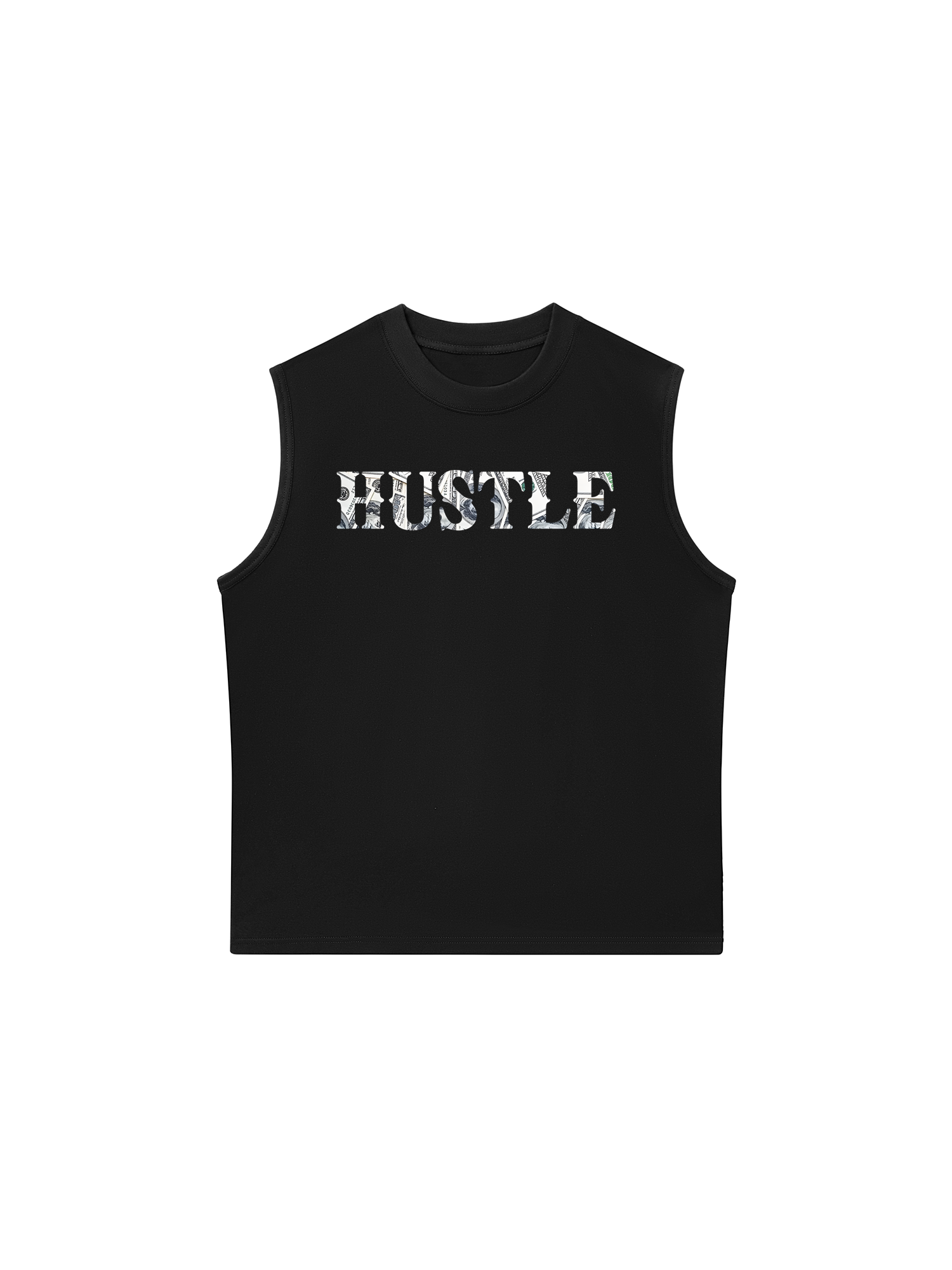 Áo Ba Lỗ Relaxed Fit Money Background Hustle