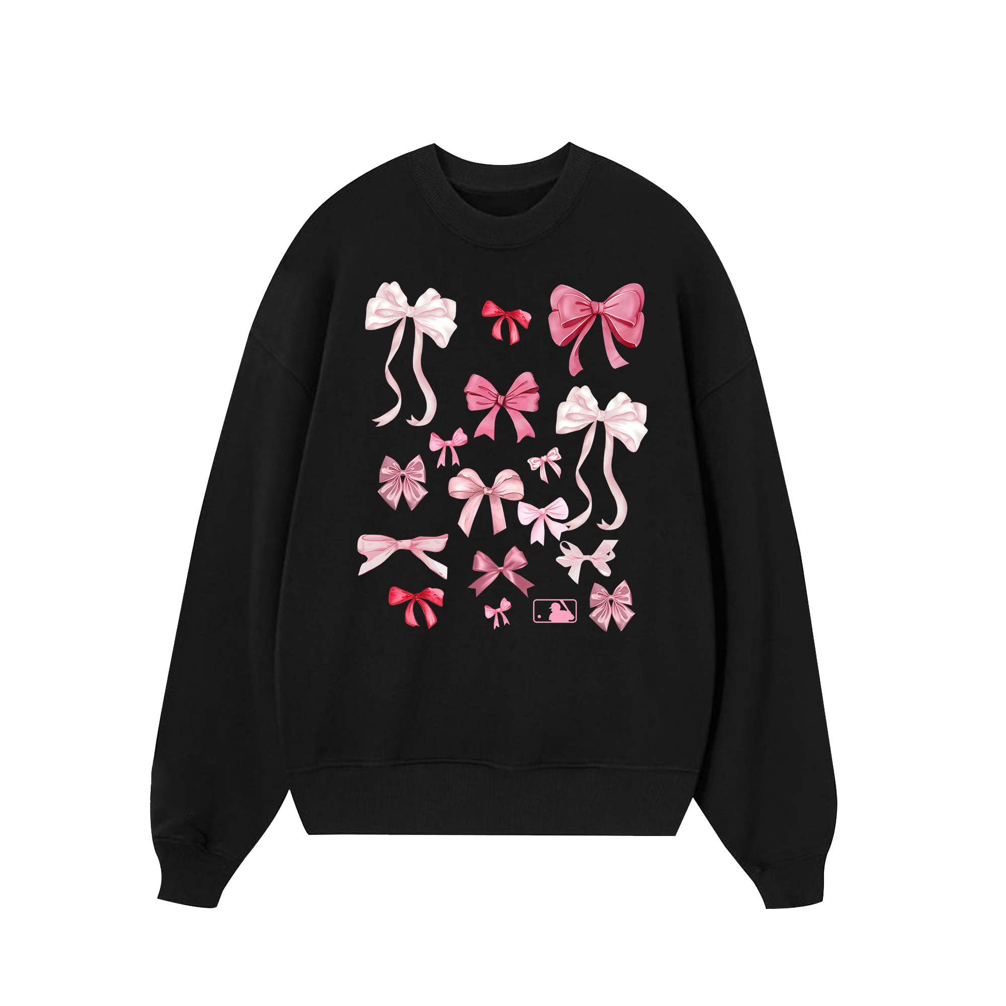 MLB Floral Pink Ribbon Y2K Sweater