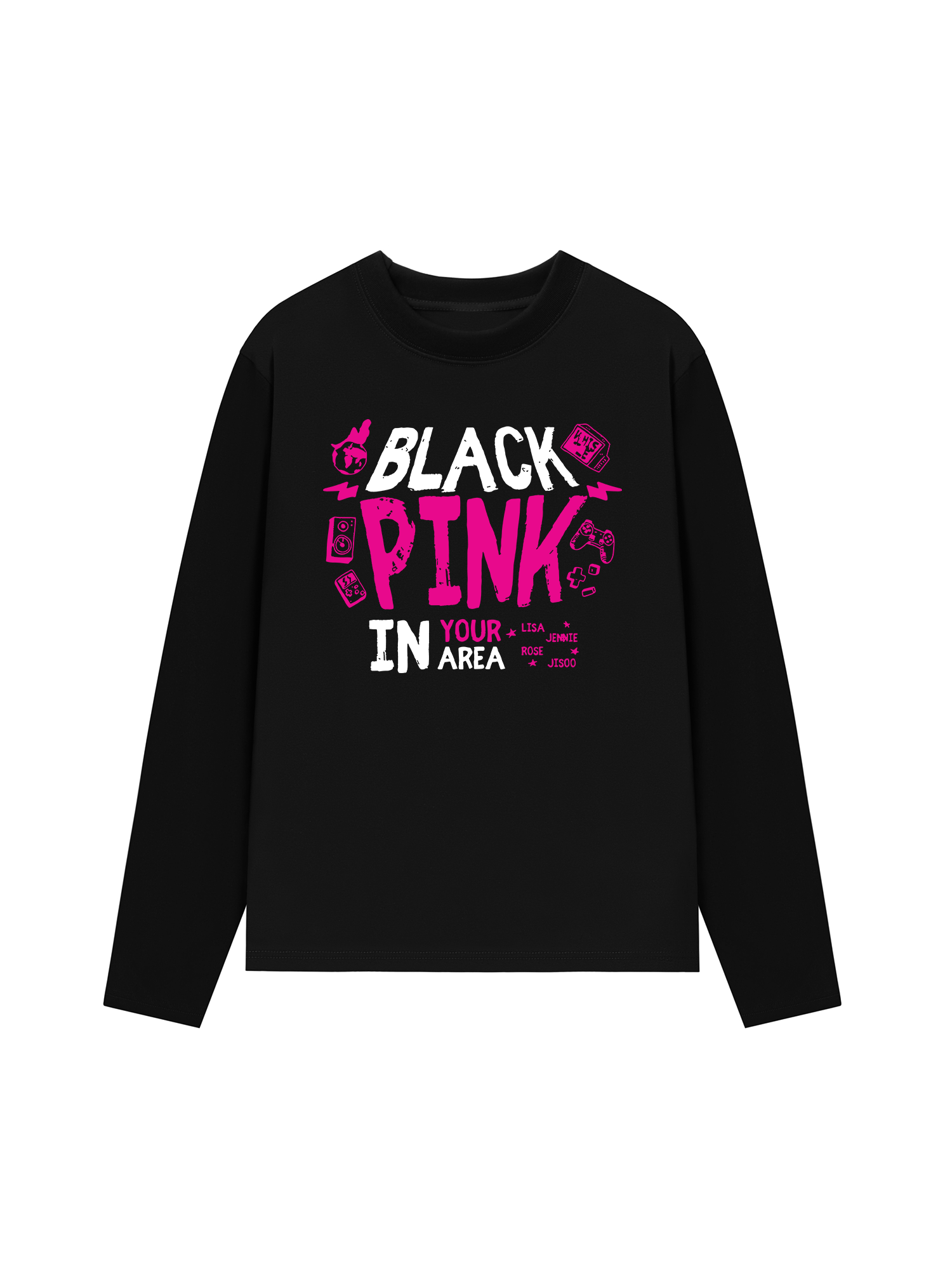Áo Thun Dài Tay Black Pink In Your Area