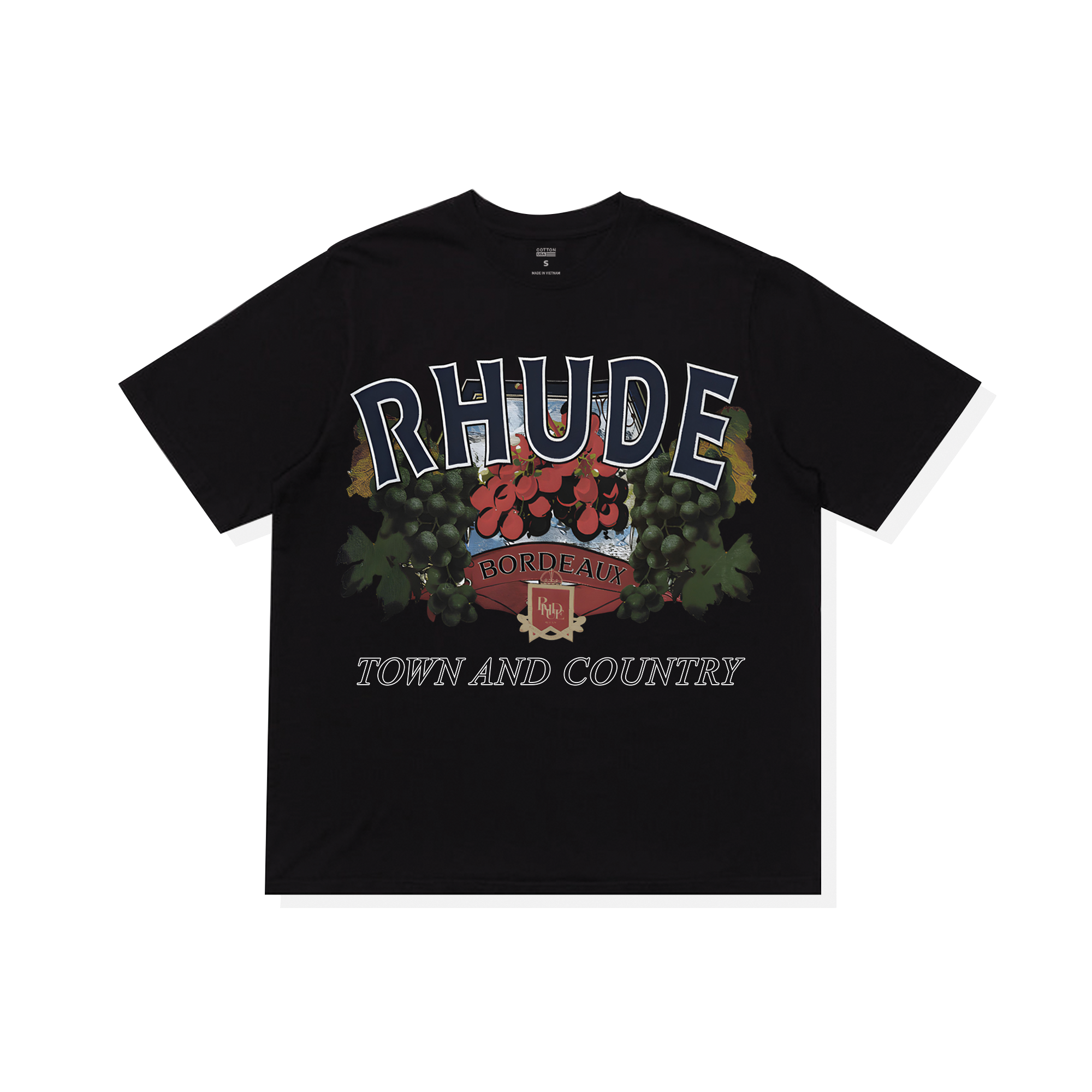 Áo Thun Oversize RHUDE TOWN AND COUNTRY