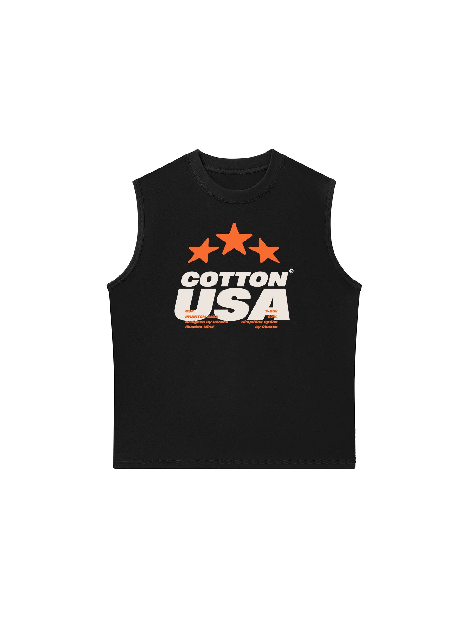 Áo Ba Lỗ Relaxed Fit USA Fliction Star