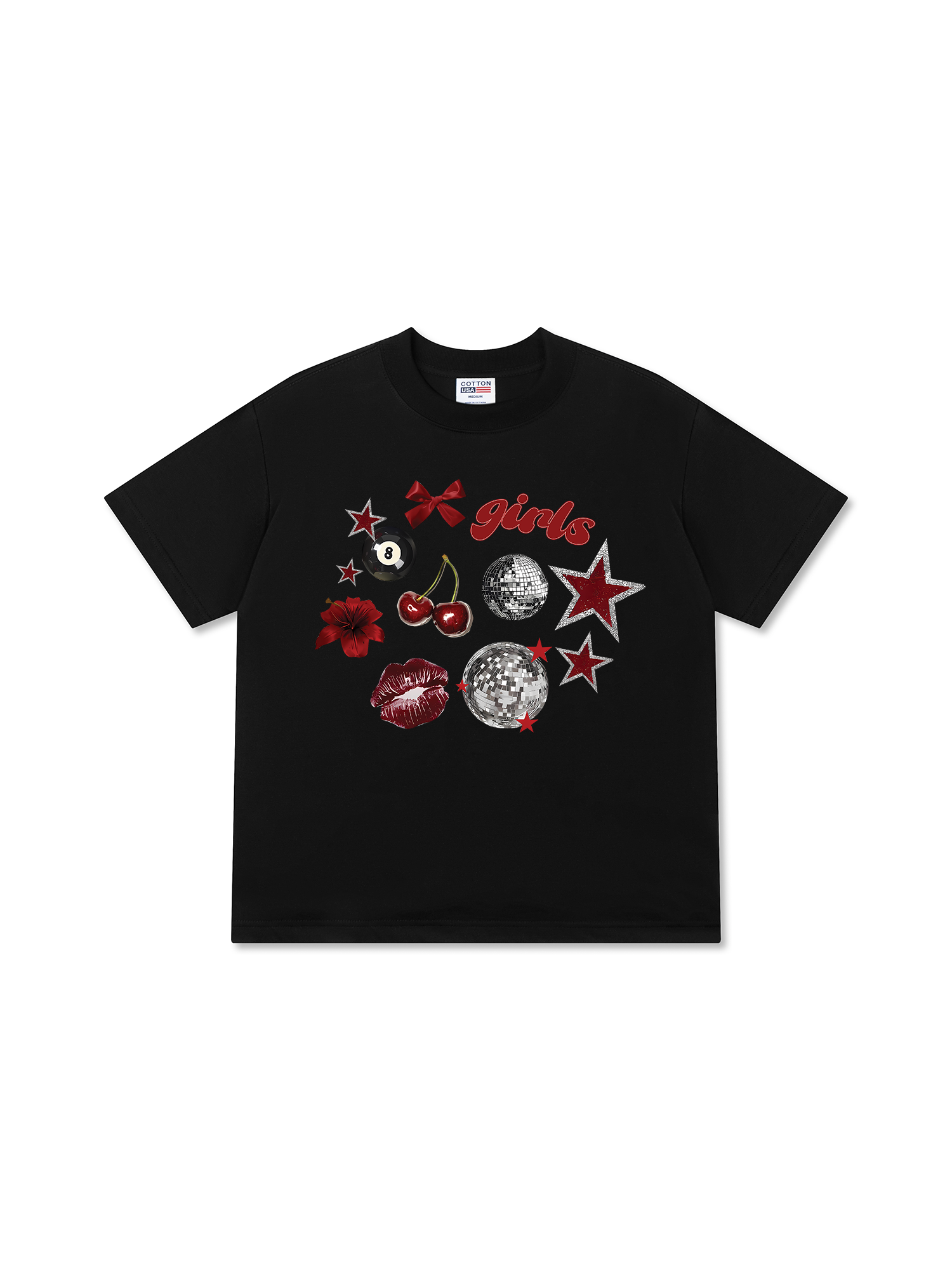 Áo Thun Relaxed Fit Cherry Girls