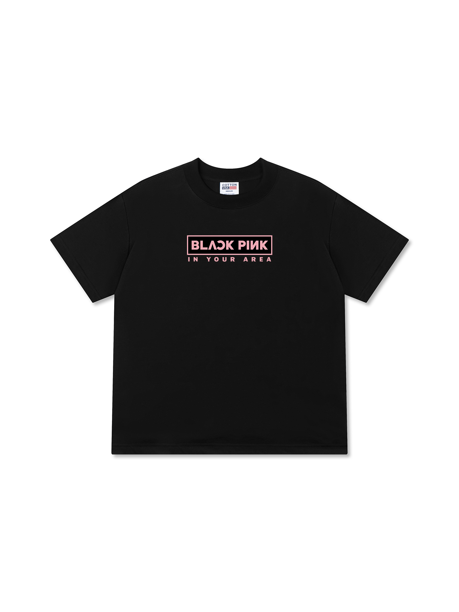Áo Thun Relaxed Fit Idols Black Pink Jisoo