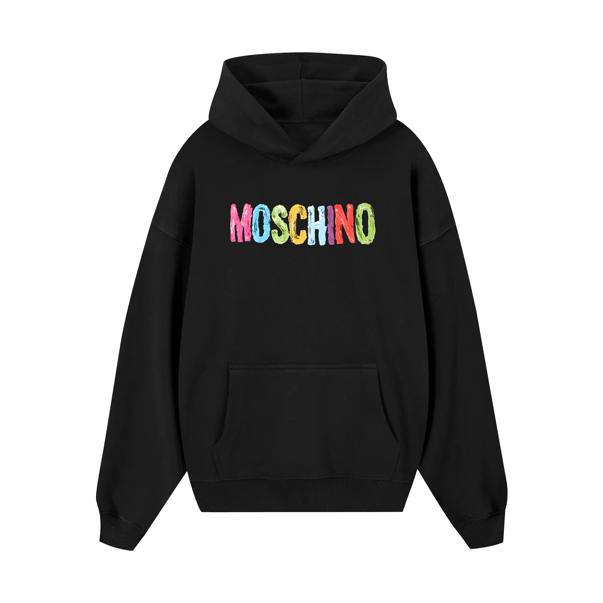 Moschino Rainbow Logo Hoodie