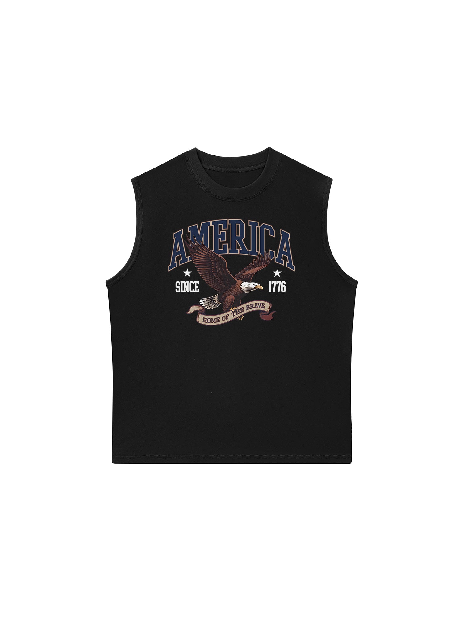 Áo Ba Lỗ Relaxed Fit USA Home Of The Brave