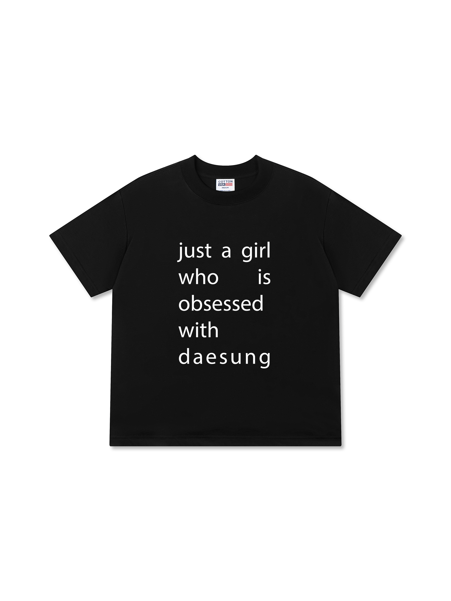 Áo Thun Relaxed Fit Idols Just A Girl Who Is Obsessed Daesung