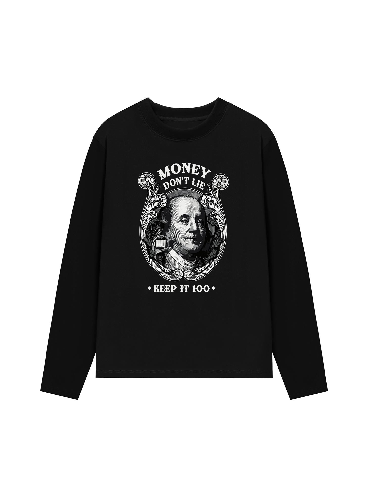 Áo Thun Dài Tay Money Don_t Lie