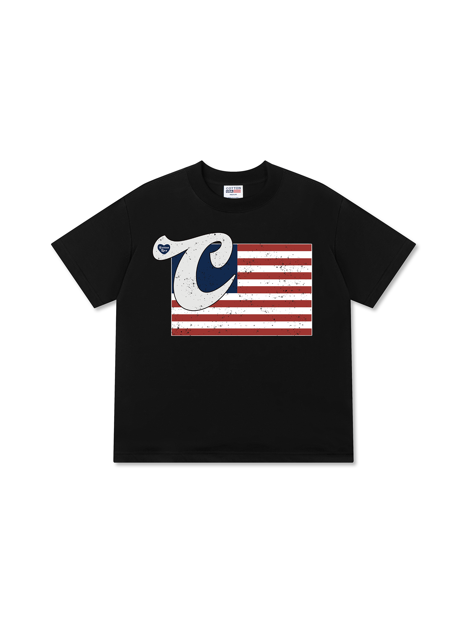 Áo Thun Relaxed Fit USA Vintage Flag