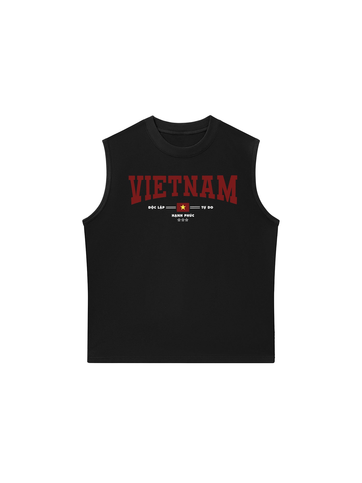 Áo Ba Lỗ Relaxed Fit Việt Nam Độc lập - Tự Do - Hạnh Phúc 3