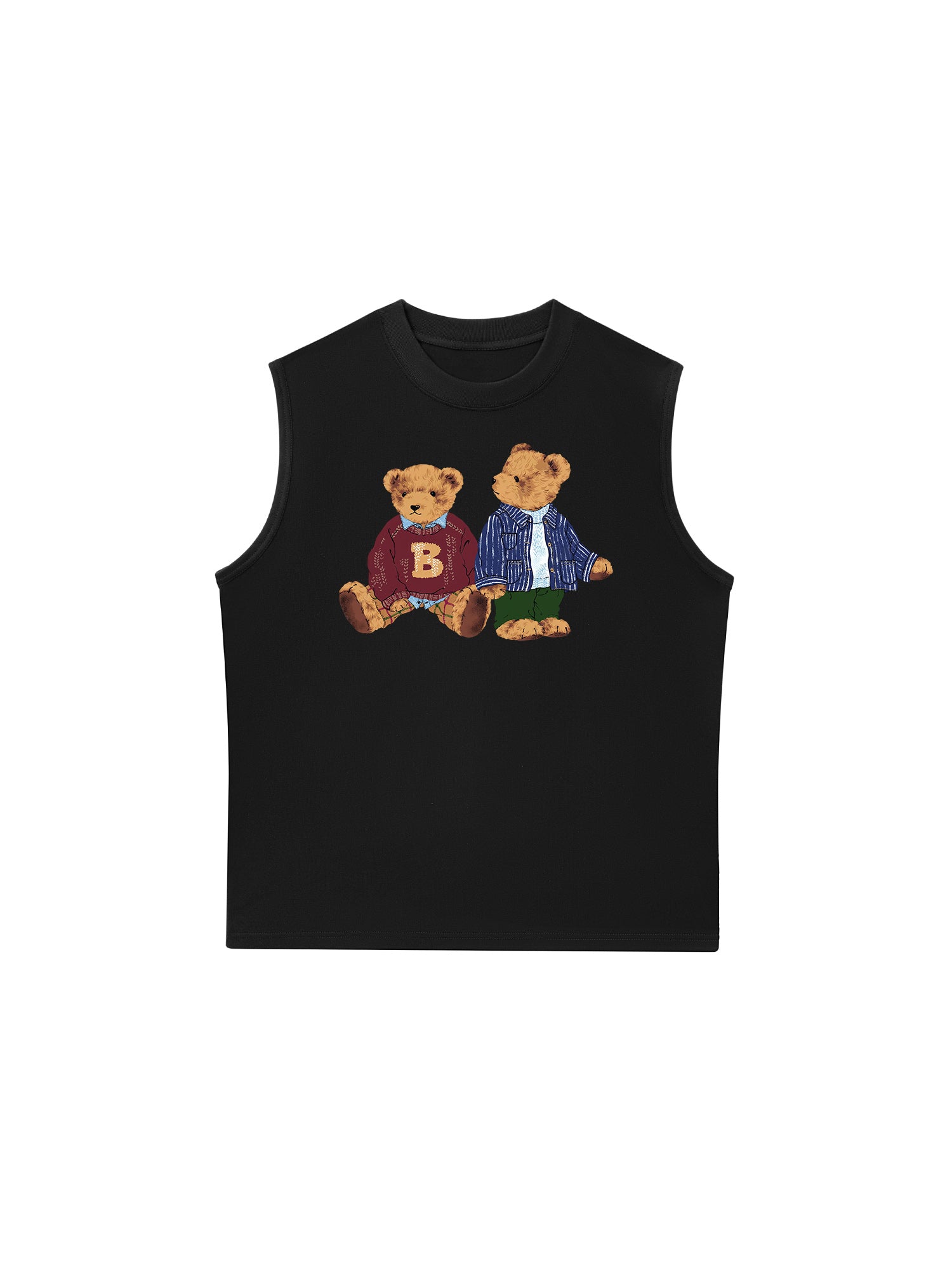 Áo Ba Lỗ Relaxed Fit Brown Bear