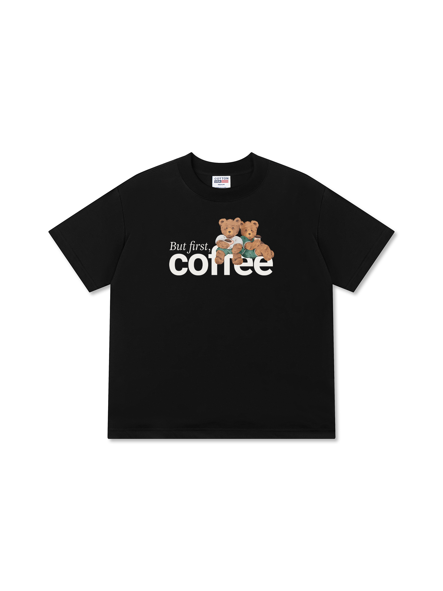 Áo Thun Relaxed Fit But First Coffee