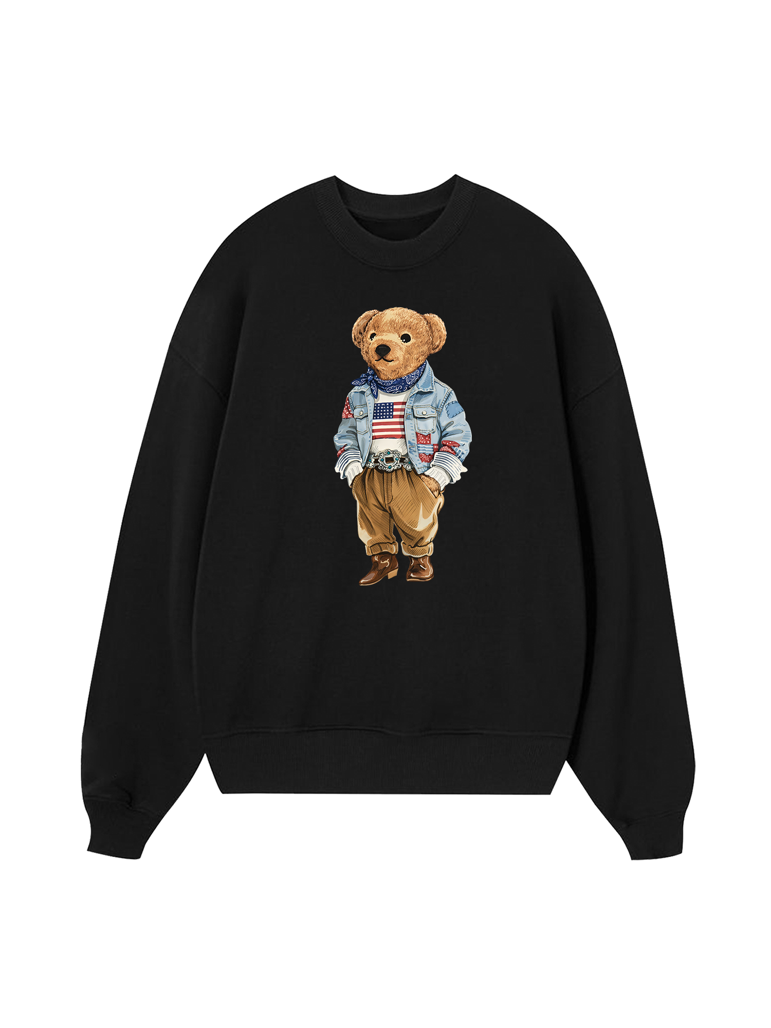 Cowboy Bear  Sweater