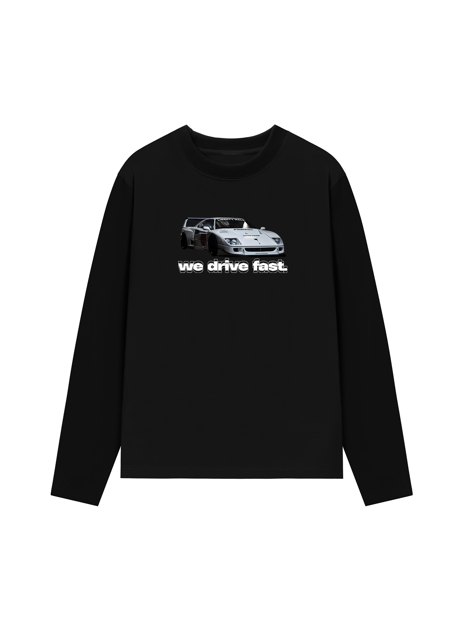 Áo Thun Dài Tay Ferrari We Drive Fast
