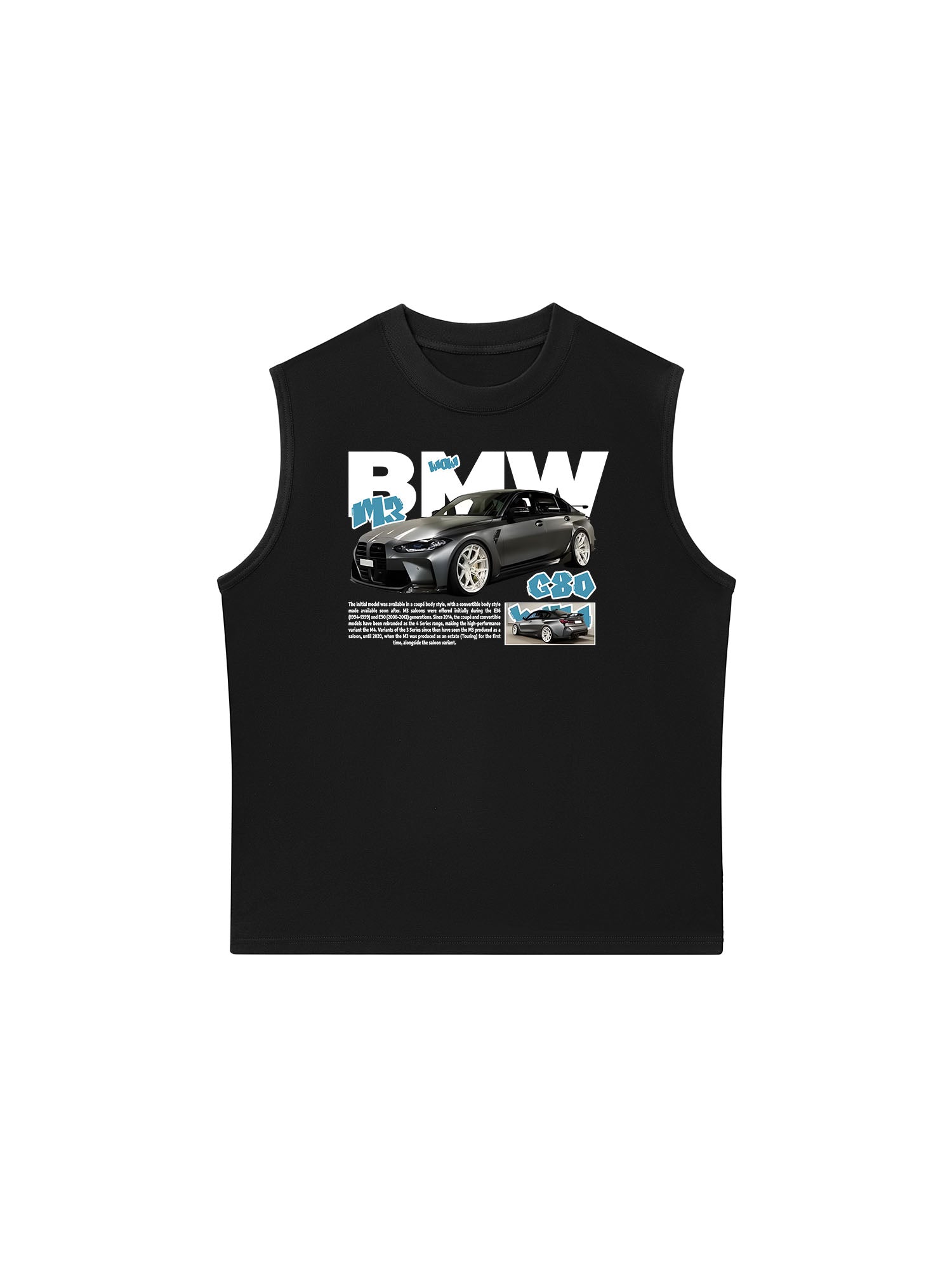 Áo Ba Lỗ Relaxed Fit BMW M3 G80 Gravity