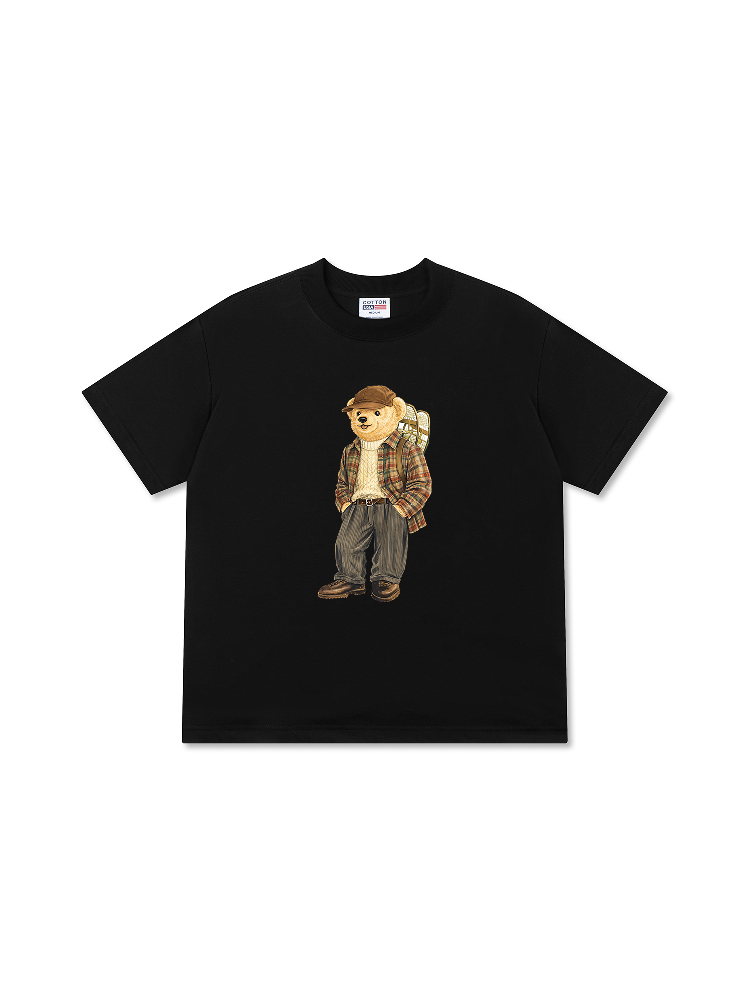 Áo Thun Relaxed Fit Travel Vloger Bear