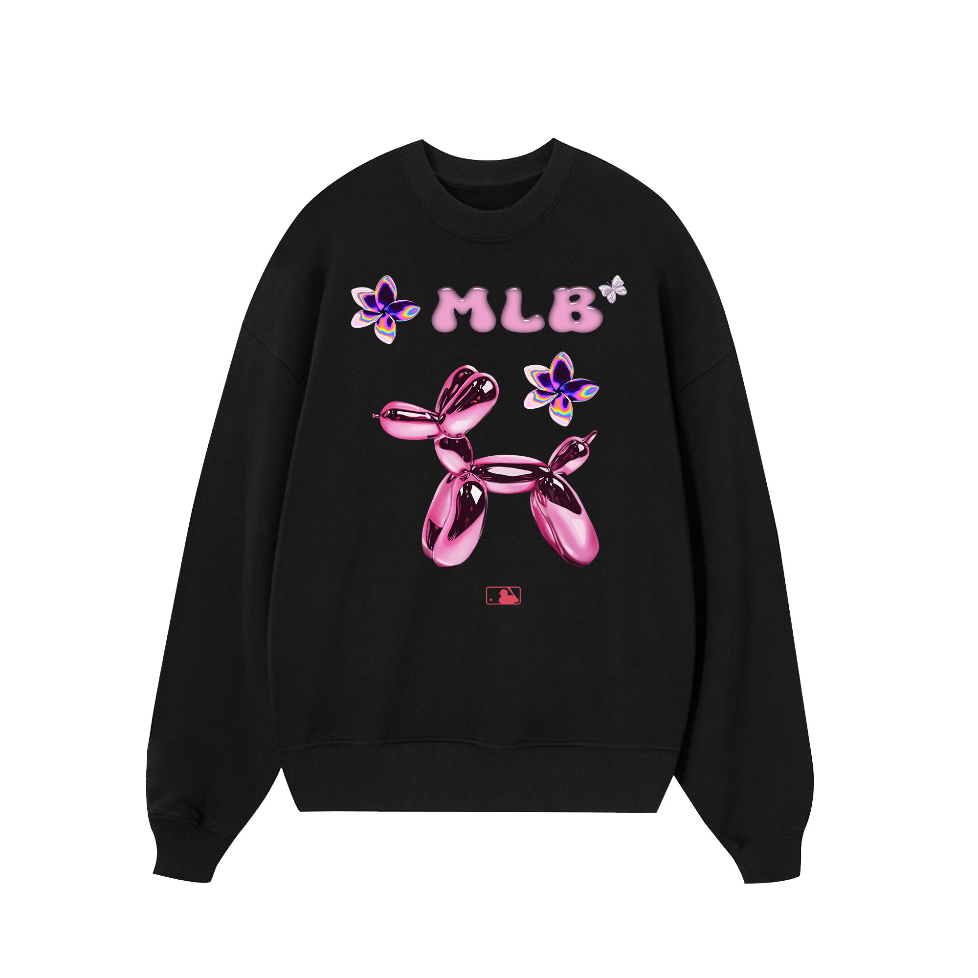 MLB Floral Hologram Balloon Dog Sweater