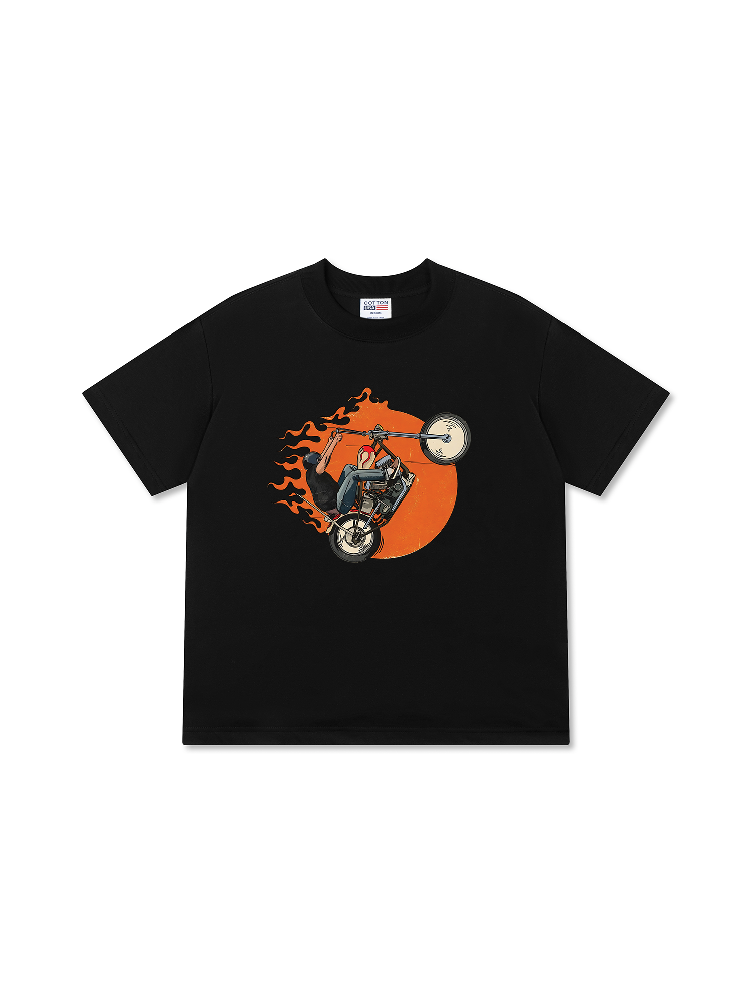 Áo Thun Relaxed Fit Motorbike Born to Ride