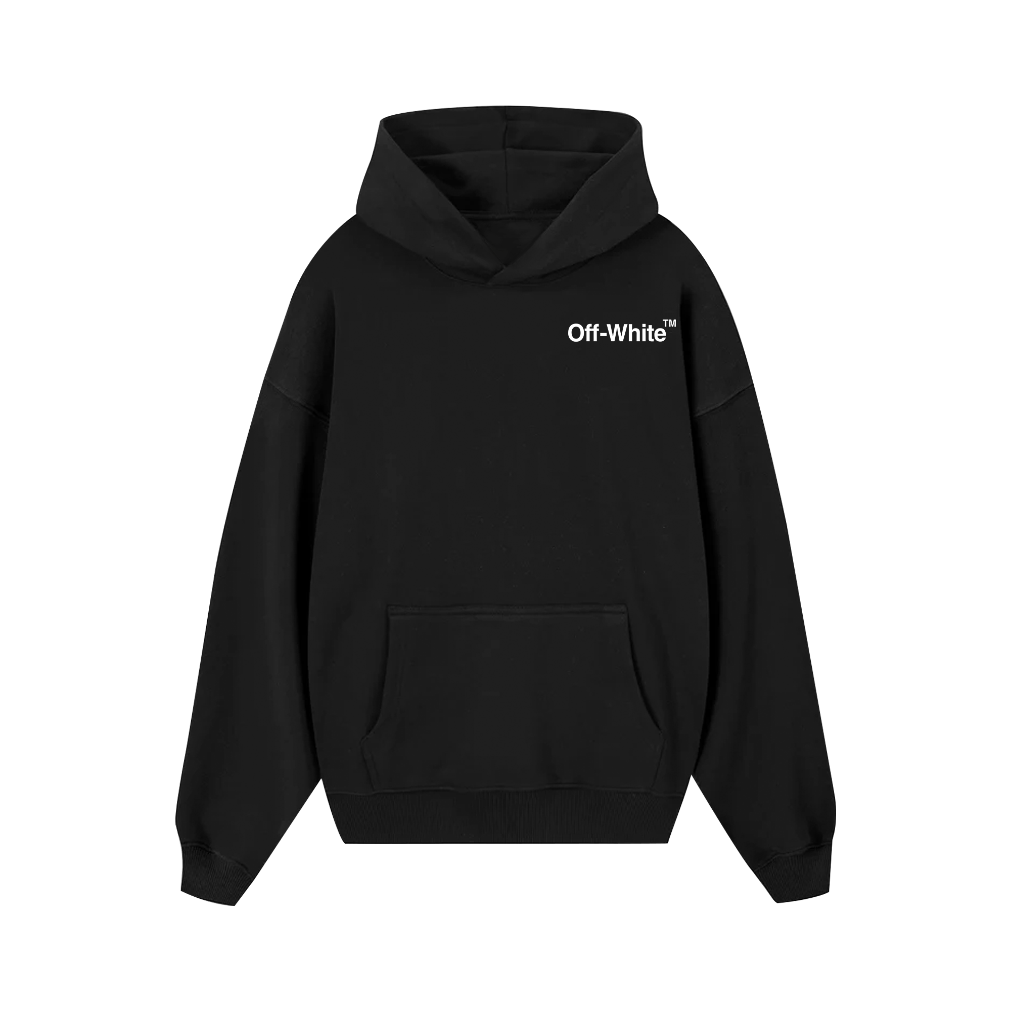 Off White Chrome Logo Hoodie