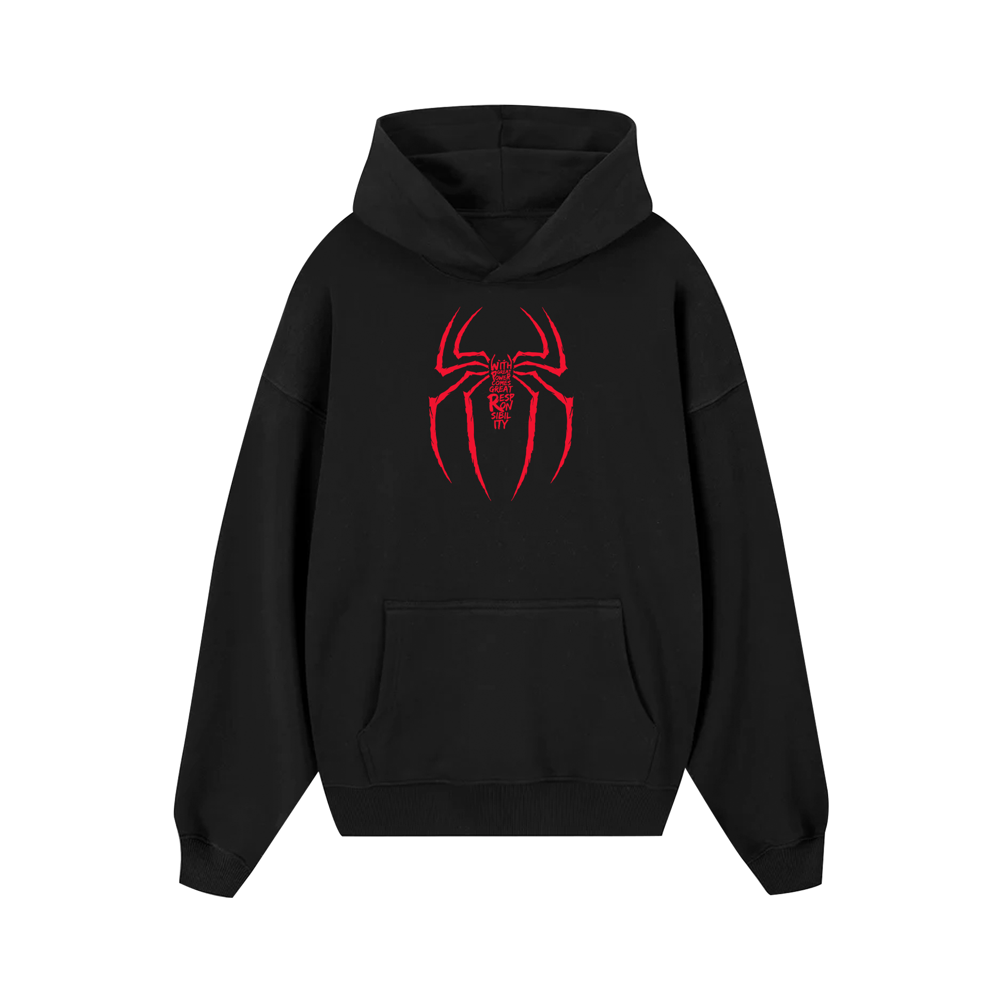 Marvel Spider Man Slogan Hoodie