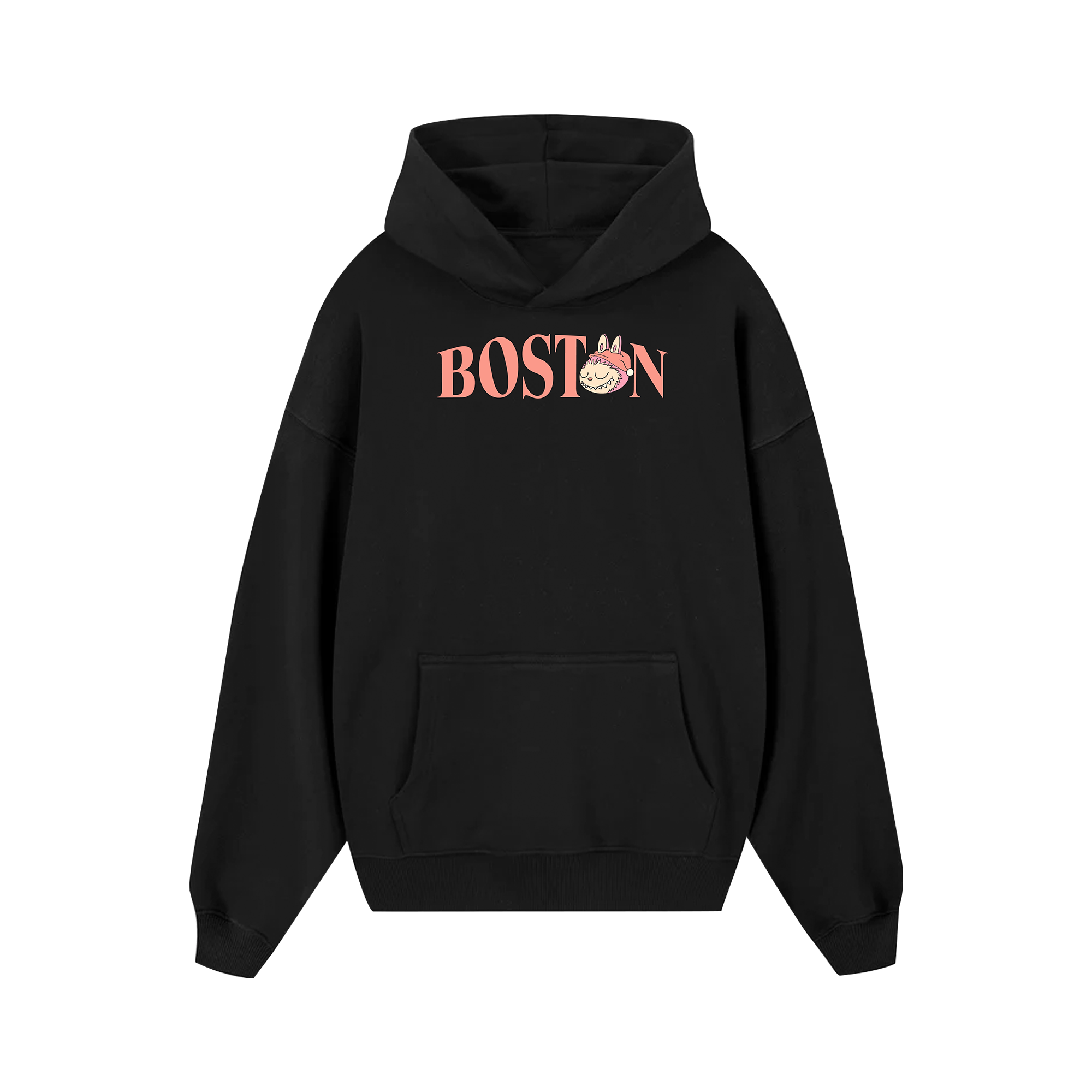 MLB Labubu Pink Pijama Boston Hoodie