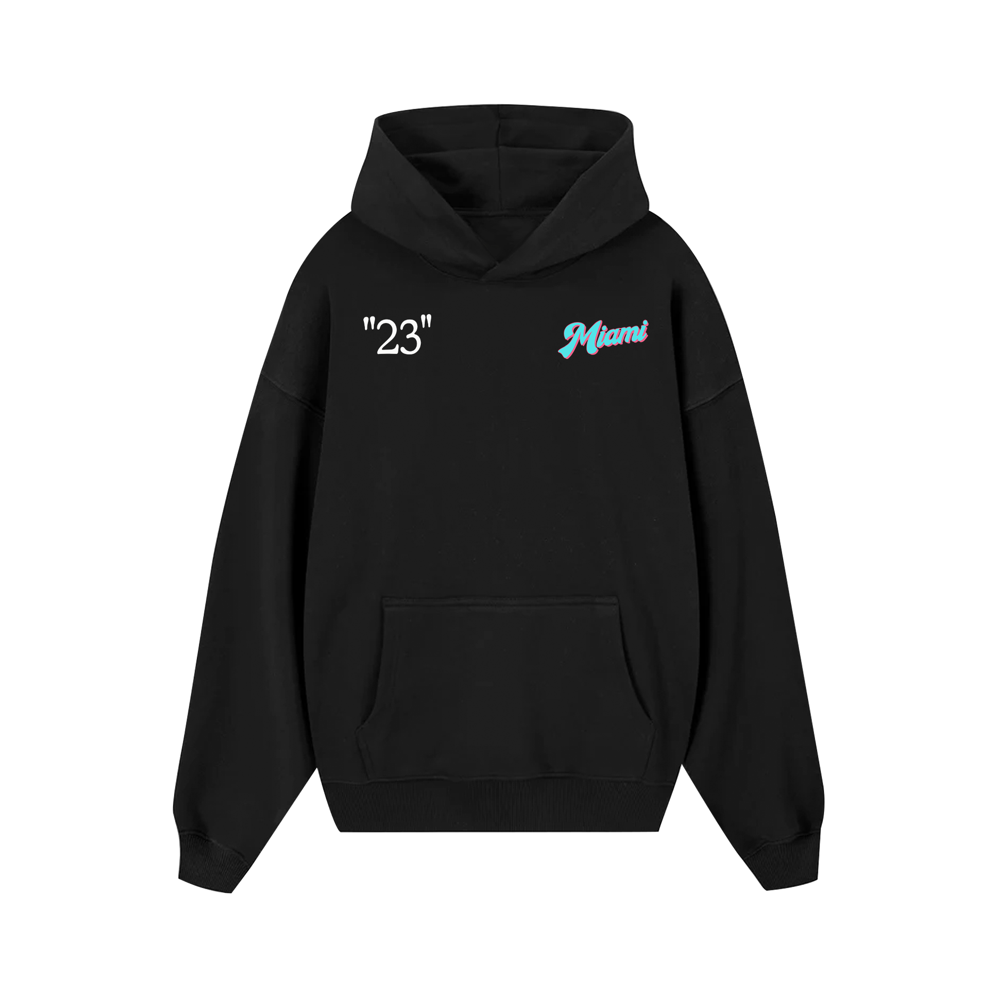 Off White Cyan Miami Hoodie