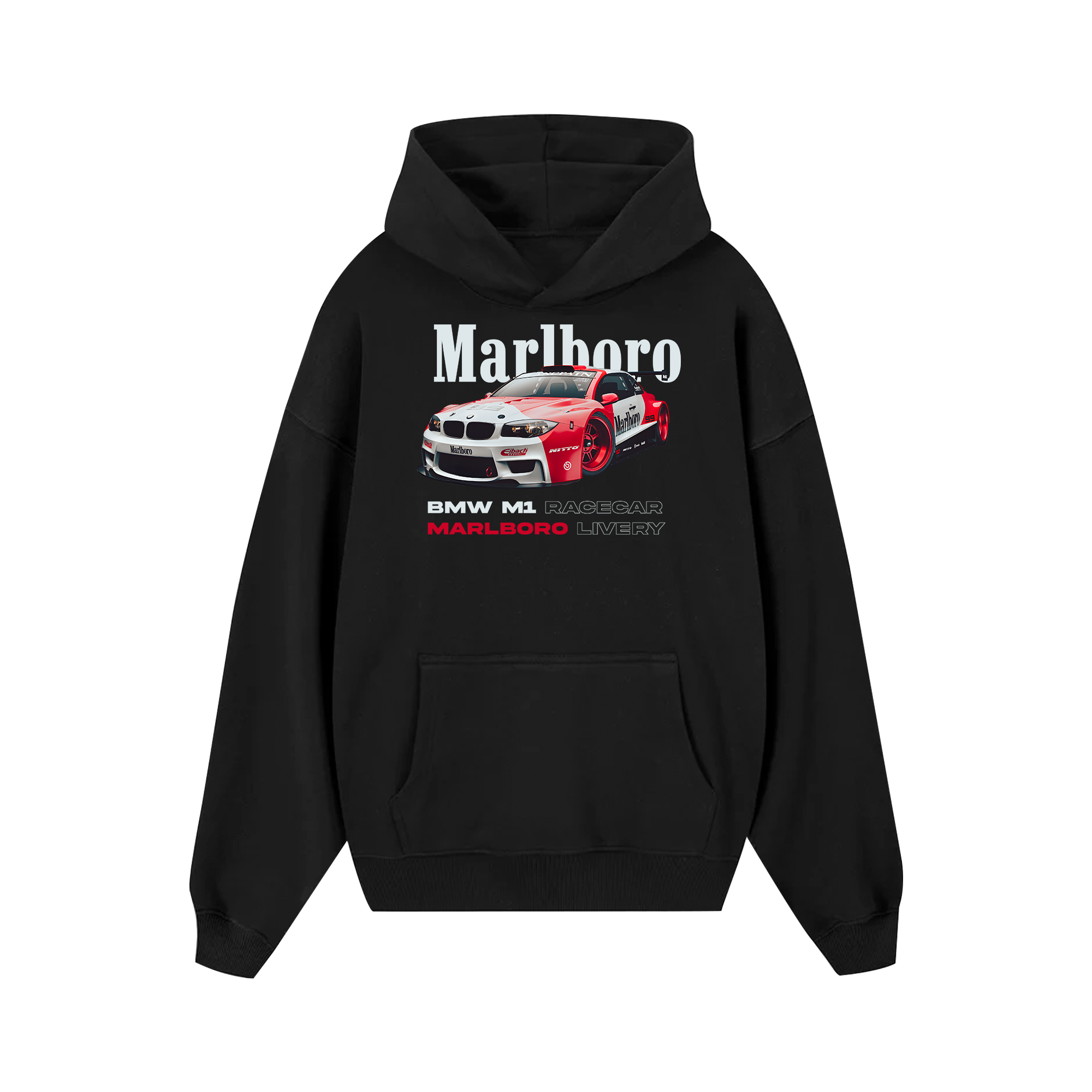 Marlboro BMW M1 Race Car Hoodie