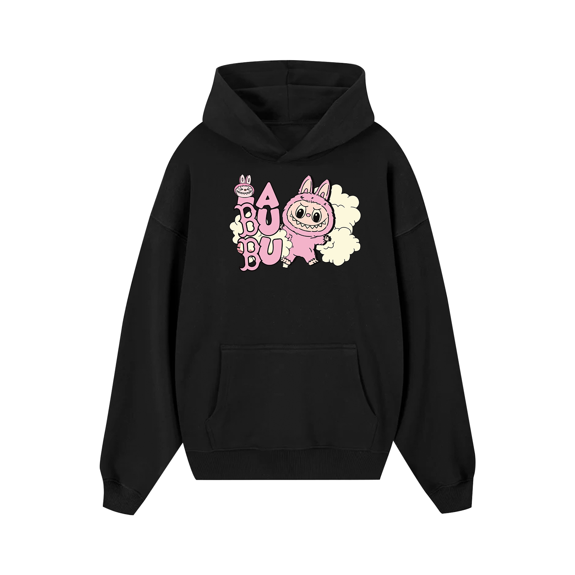 MLB Labubu Pink Cloudy Boston Hoodie