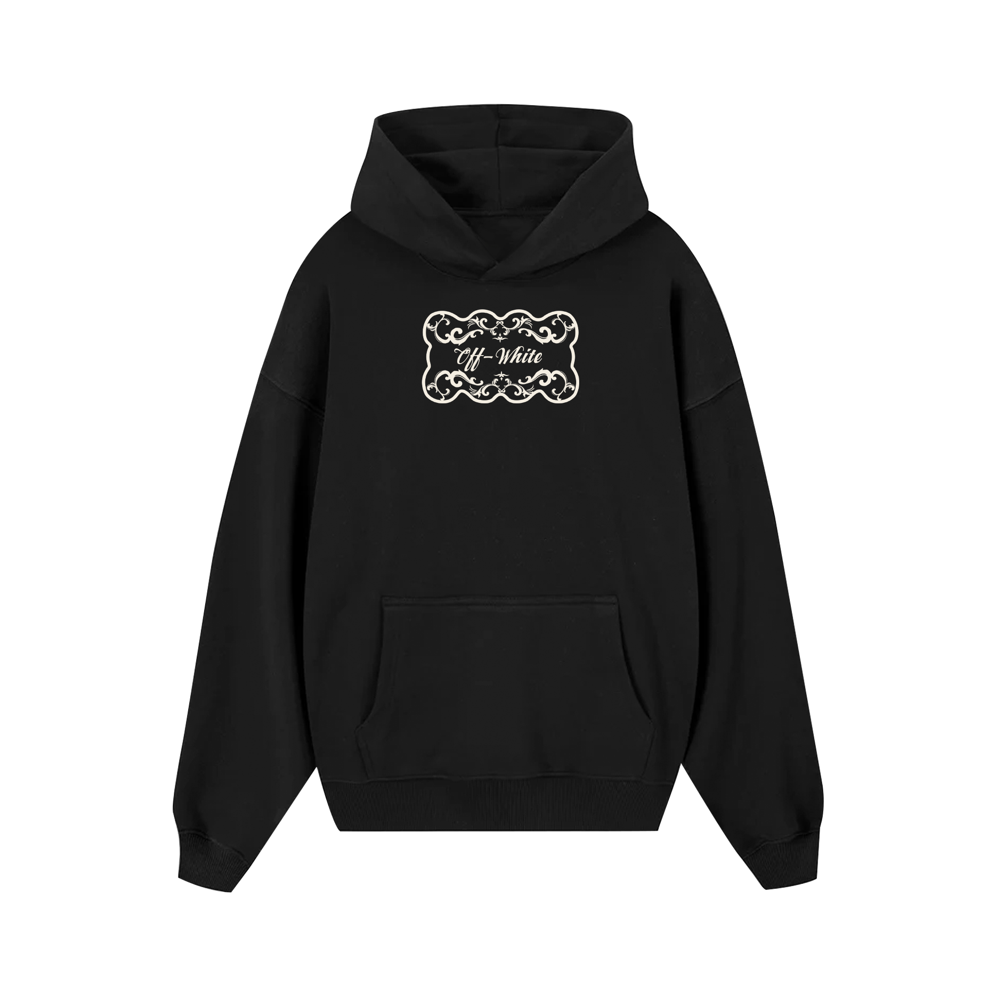 Off White Lace Label Reg Hoodie