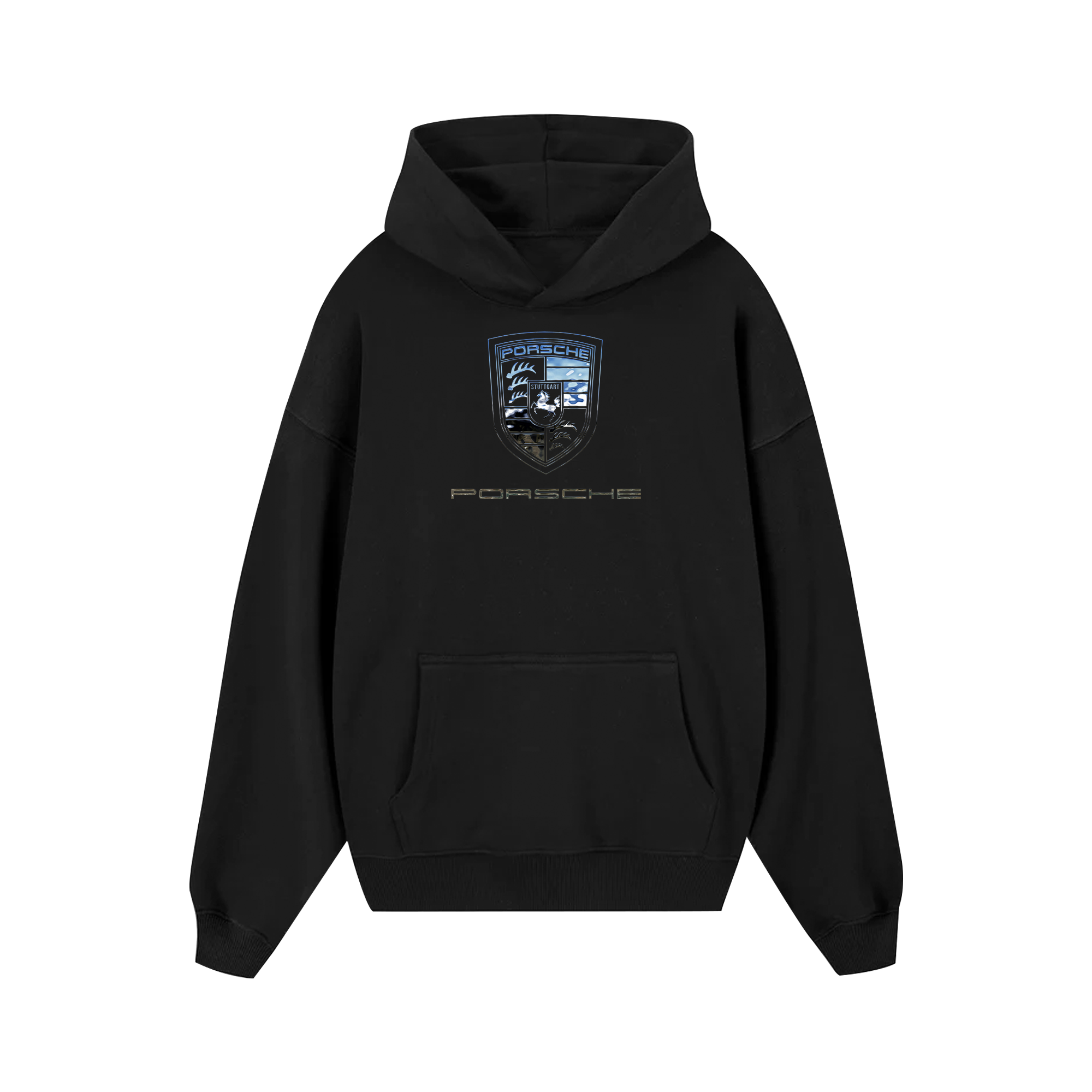 Porsche Metal Material Hoodie