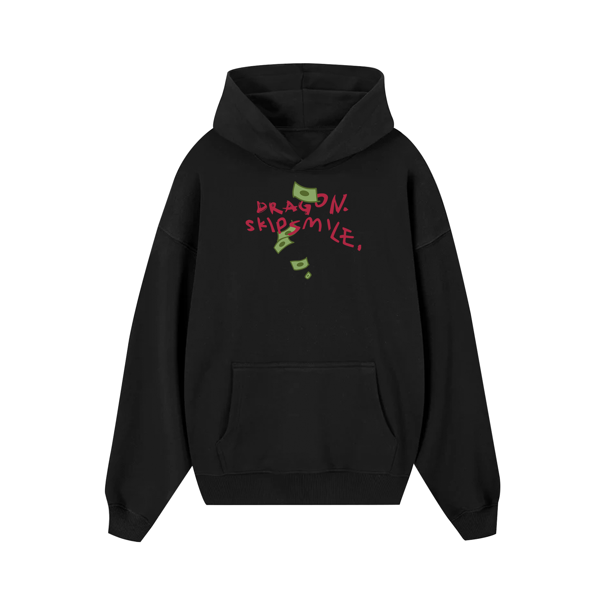 Money Dragon Skip Smile Hoodie