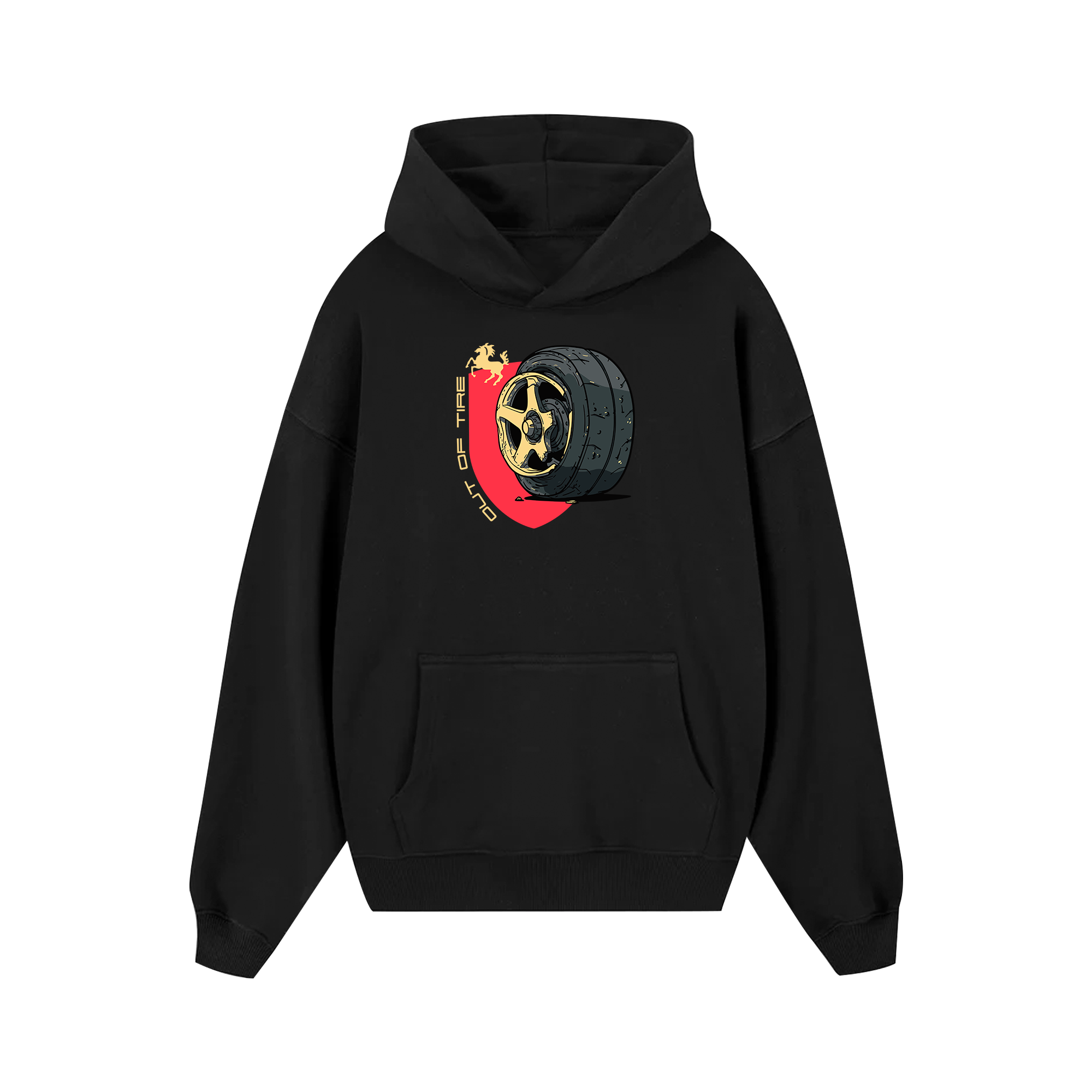 Porsche Out Of Tire Hoodie