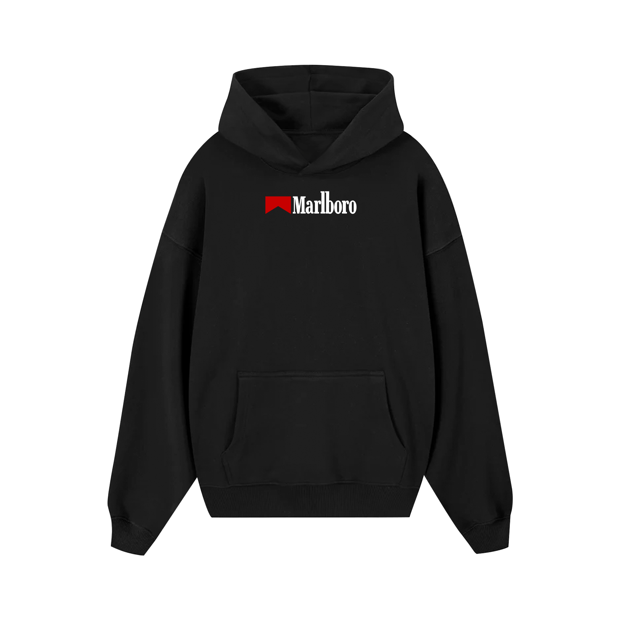 Marlboro Typo Logo Hoodie