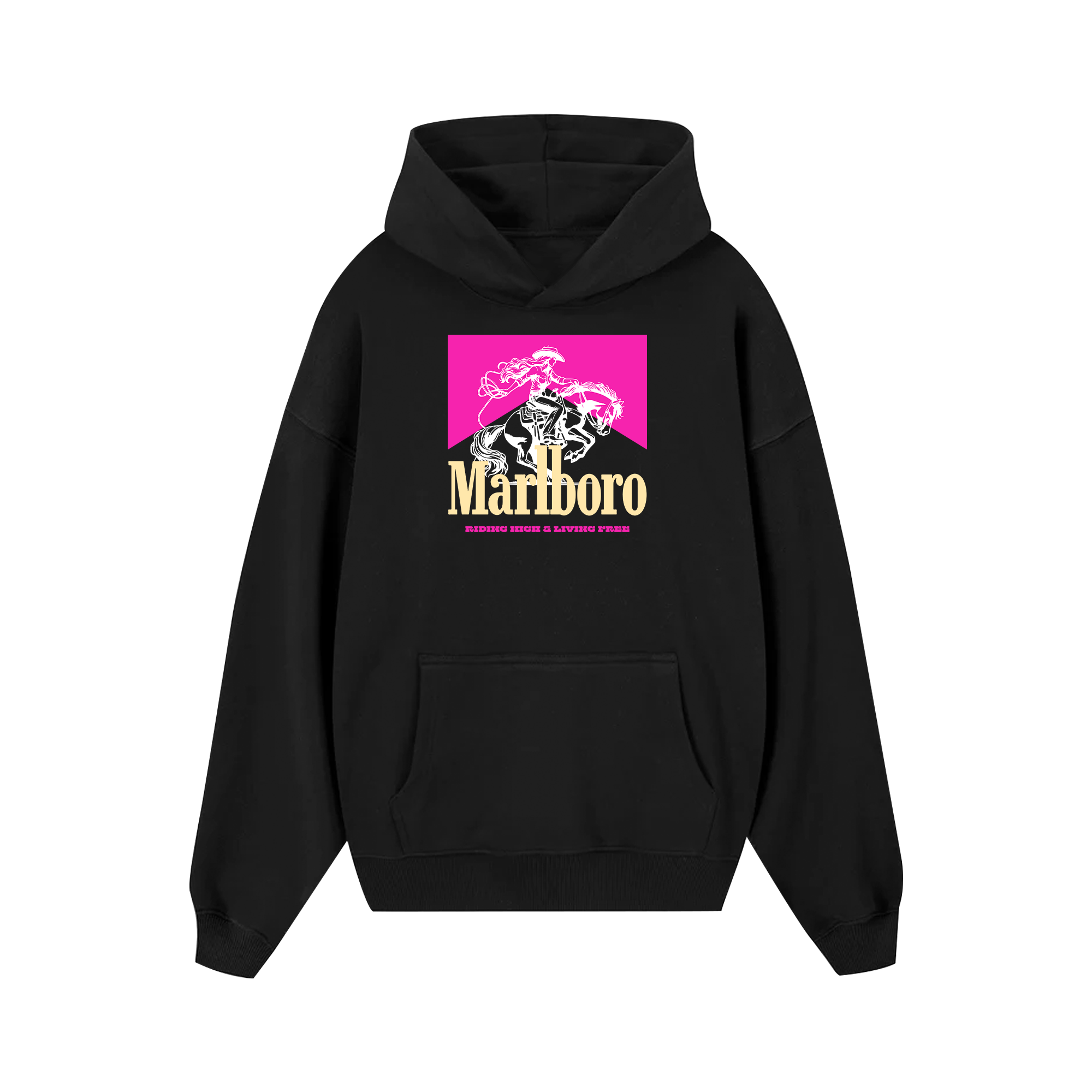 Marlboro Riding High & Living Free Hoodie