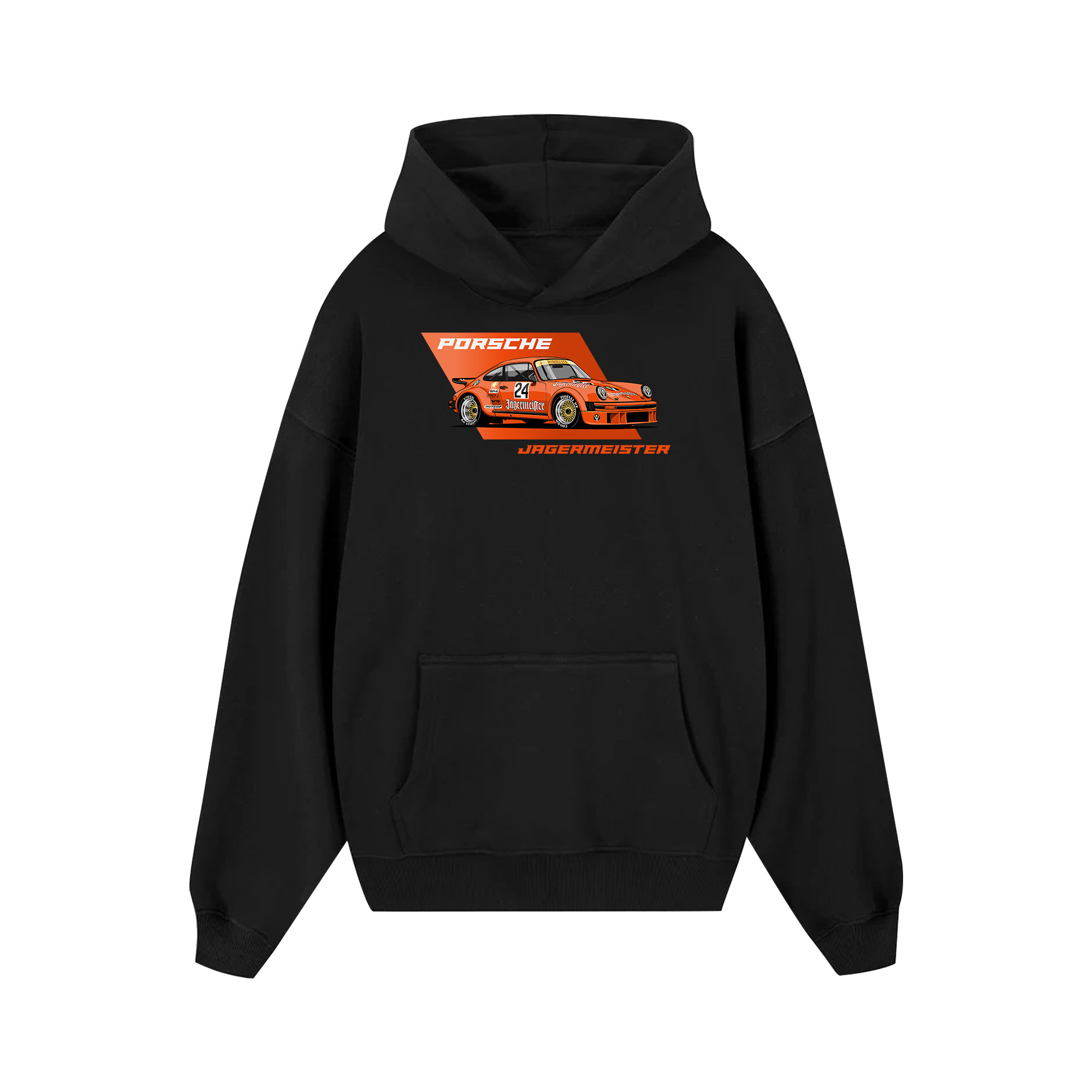 Porsche Flamboyant Orange Jagermeister Hoodie