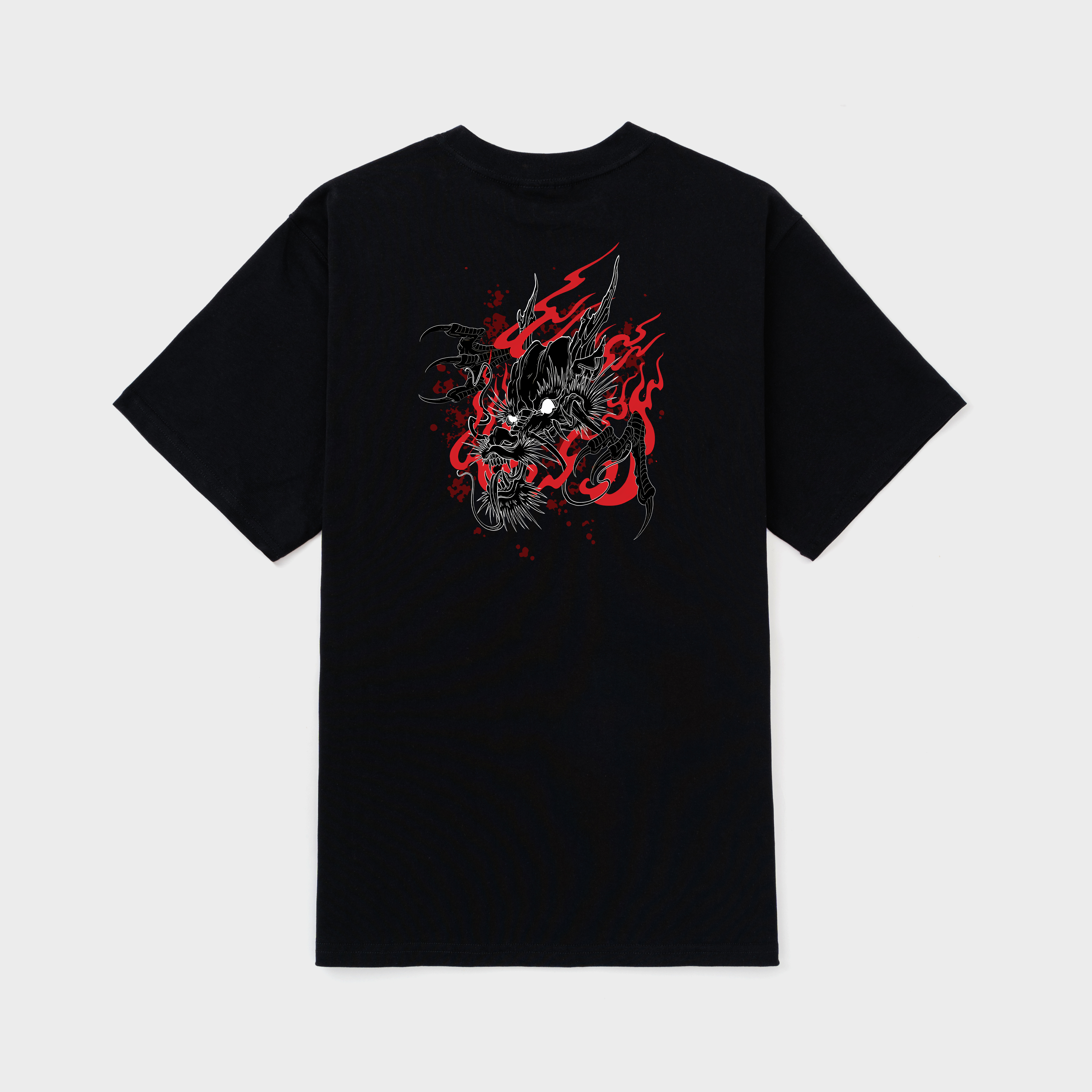 JAPANESE DRAGON BLUE T-SHIRT / ĐEN