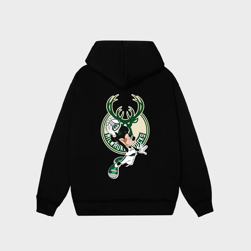 Flash Sale NBA Milwaukee Bucks Mickey Hoodie