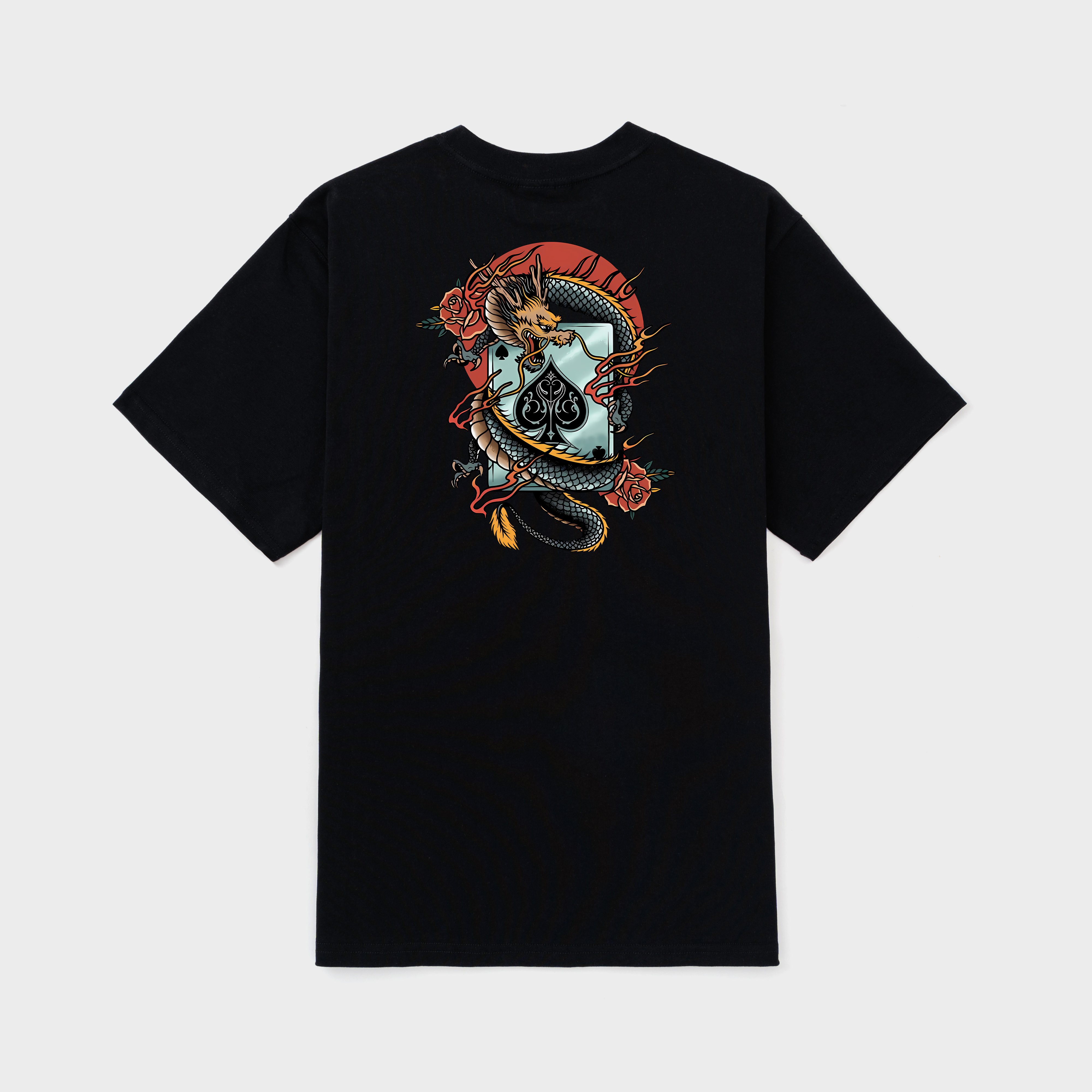 DRAGON CARDS T-SHIRT / ĐEN