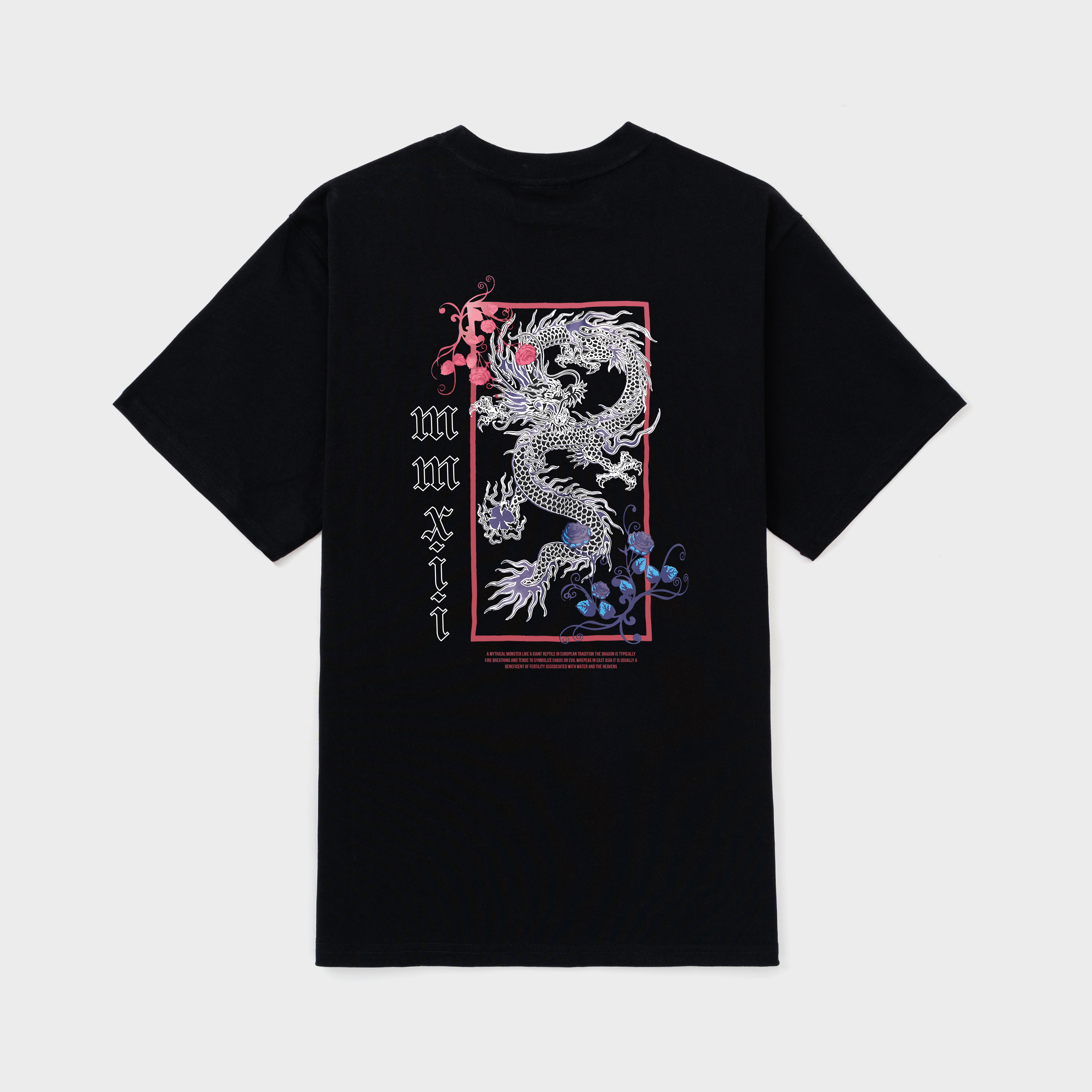 LONGLINE DRAGON T-SHIRT / ĐEN