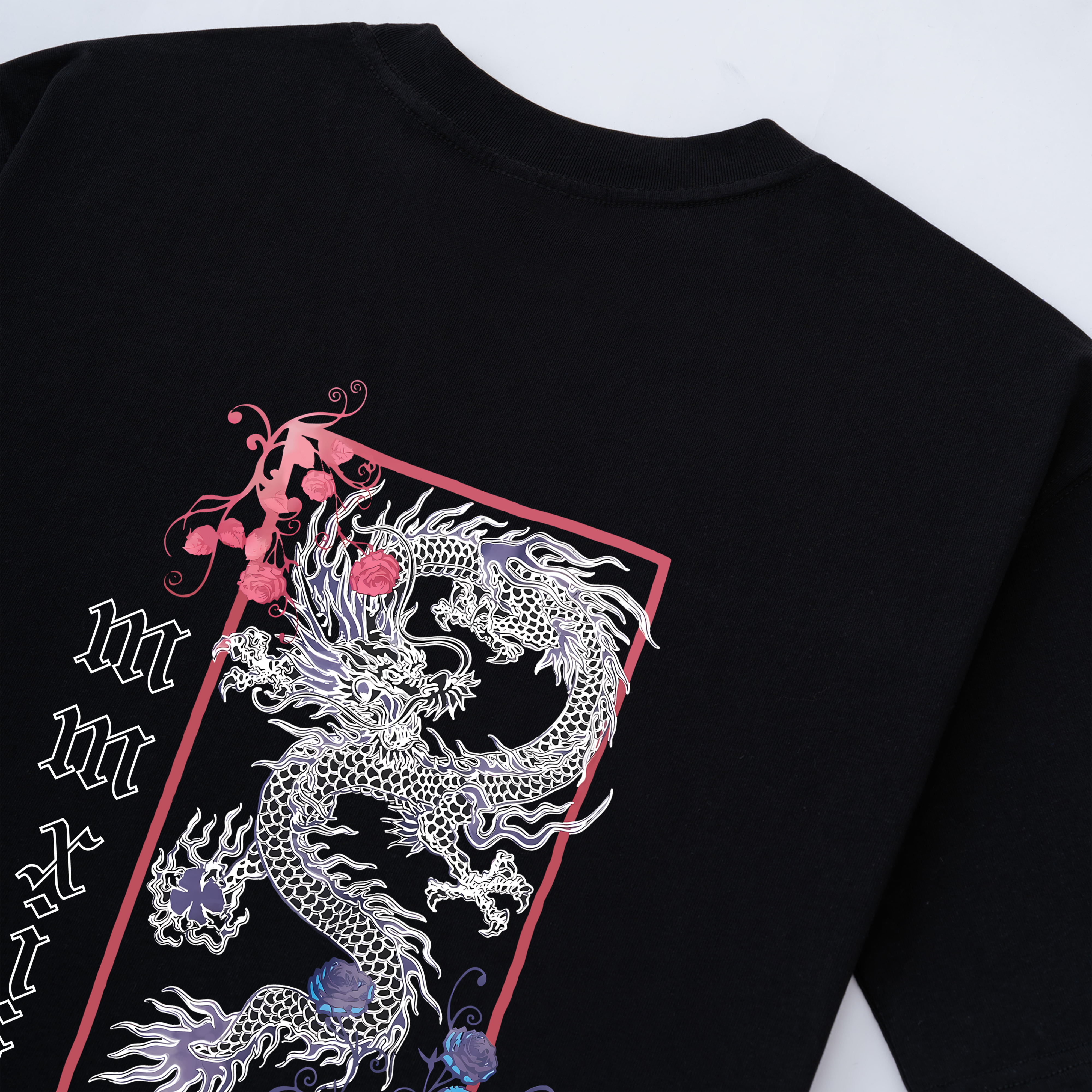 LONGLINE DRAGON T-SHIRT / ĐEN