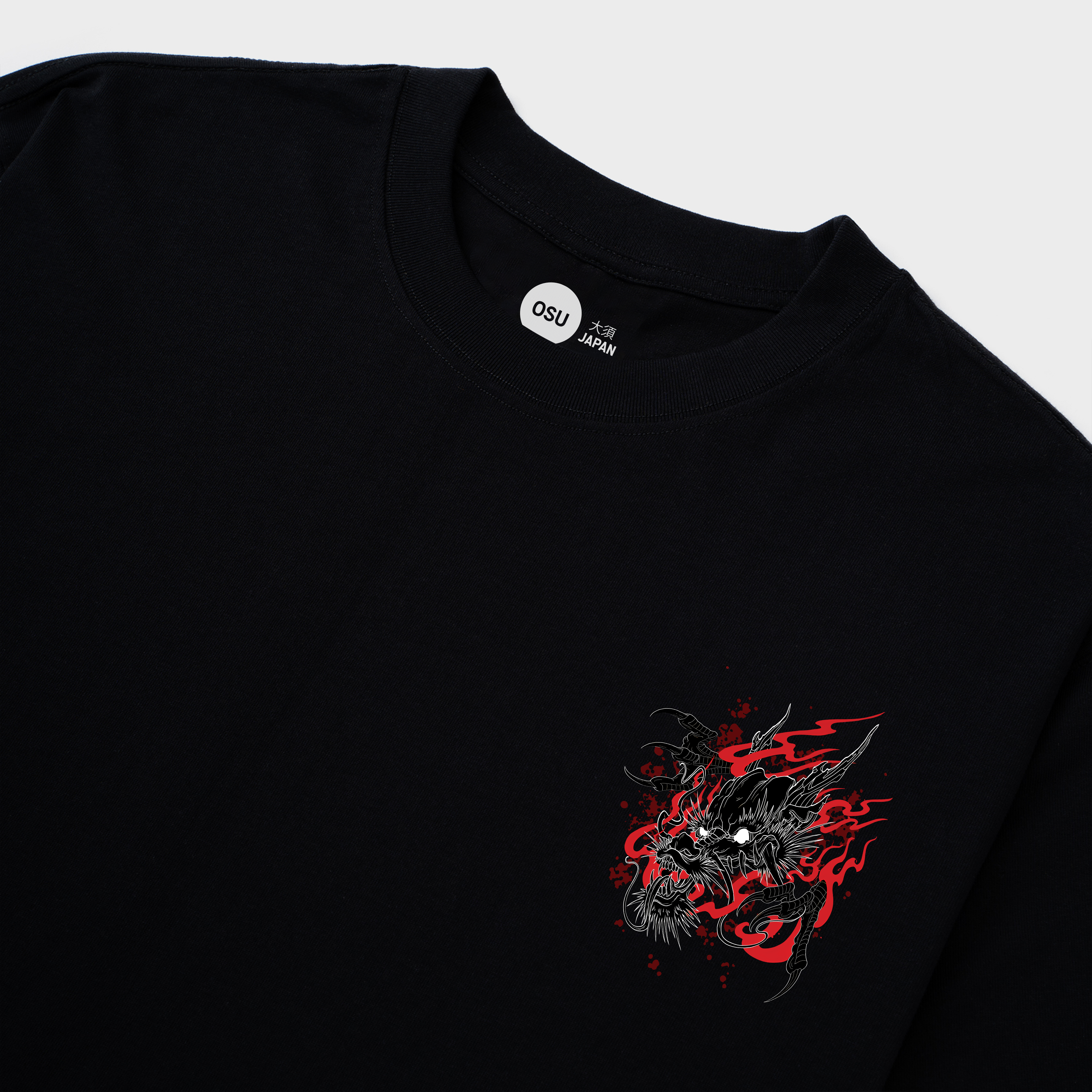 JAPANESE DRAGON BLUE T-SHIRT / ĐEN