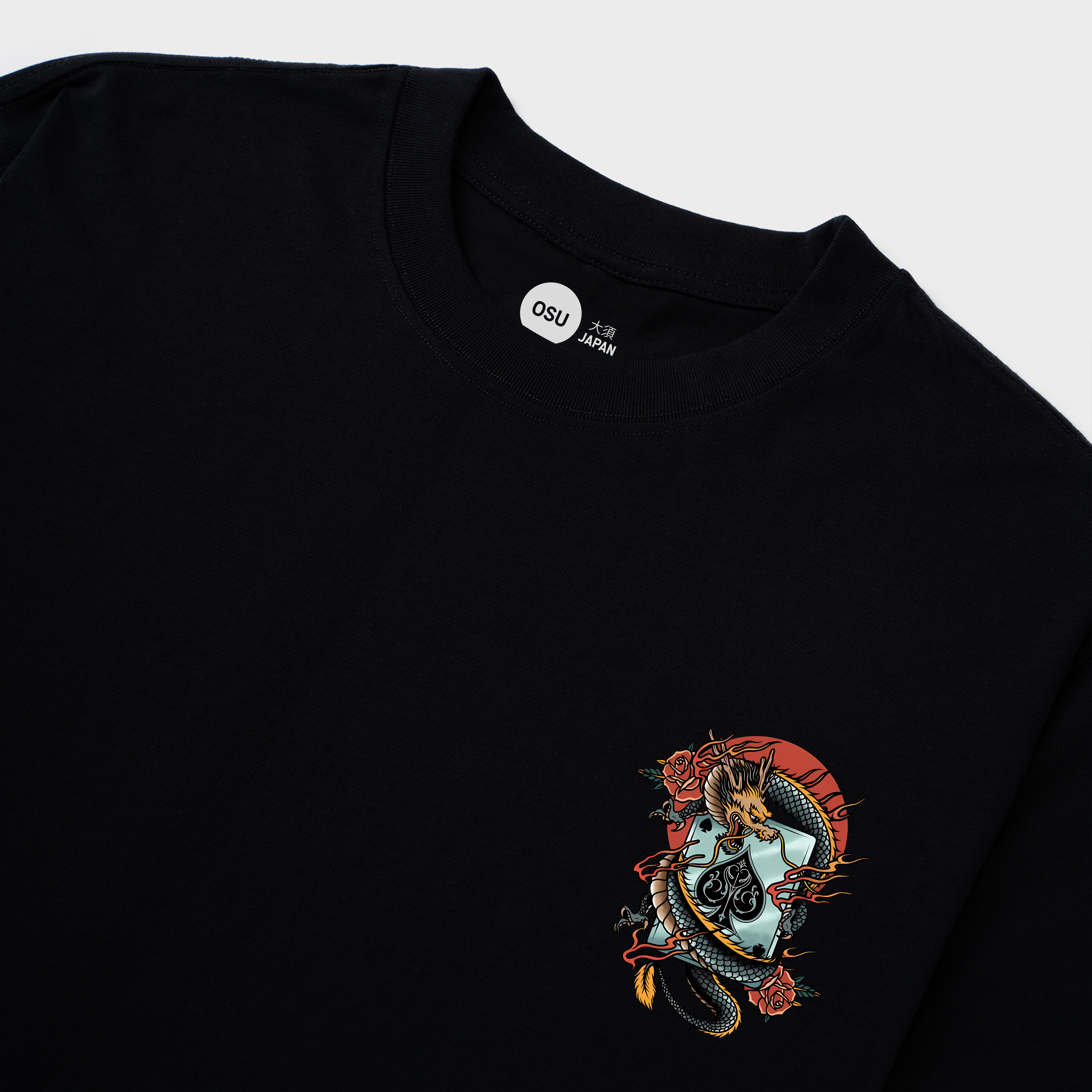 DRAGON CARDS T-SHIRT / ĐEN