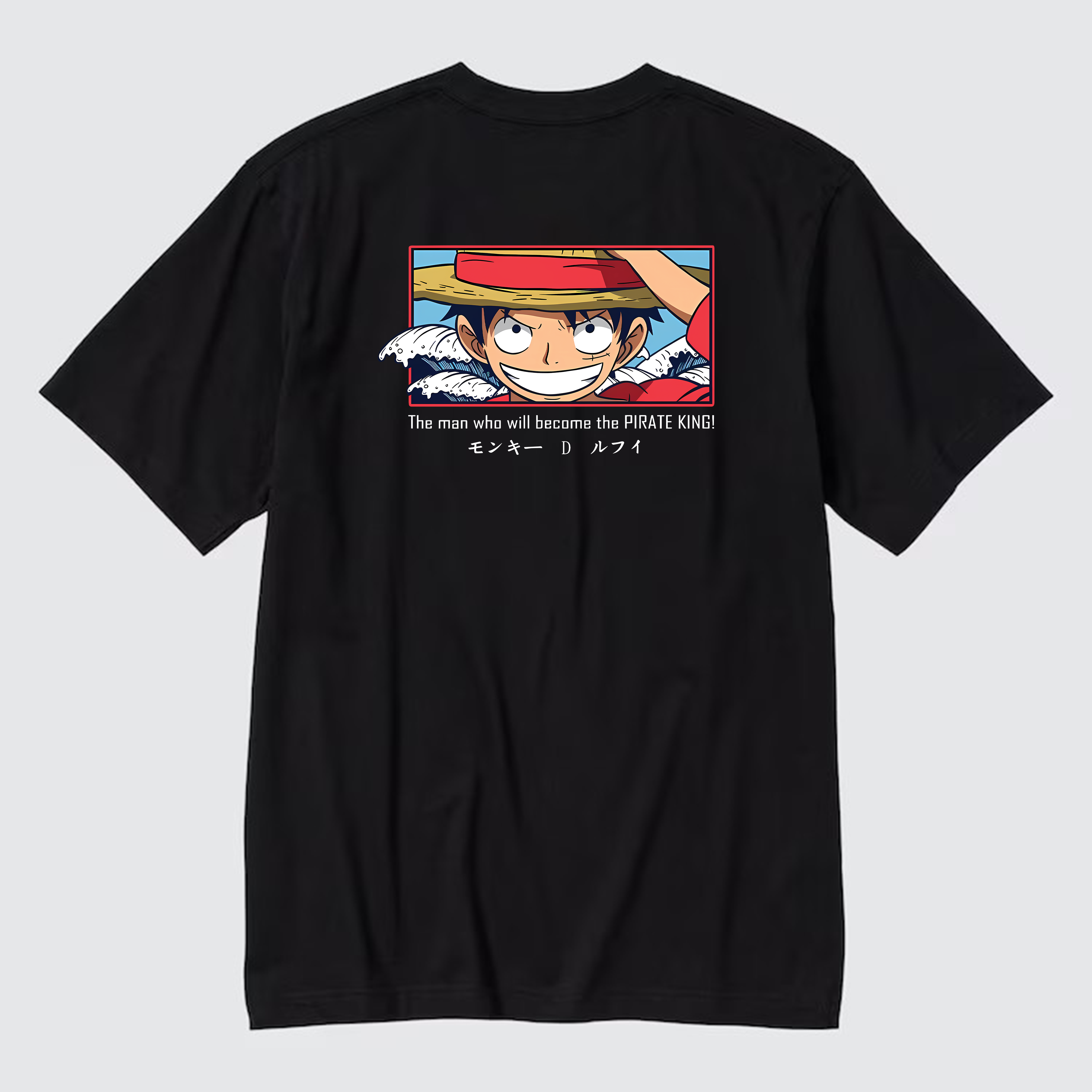 ONE PIECE PIRATE WAVES T-SHIRT / ĐEN