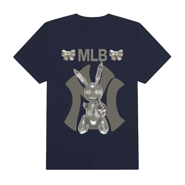 Flash Sale MLB Floral Silver Balloon Rabbit T-Shirt